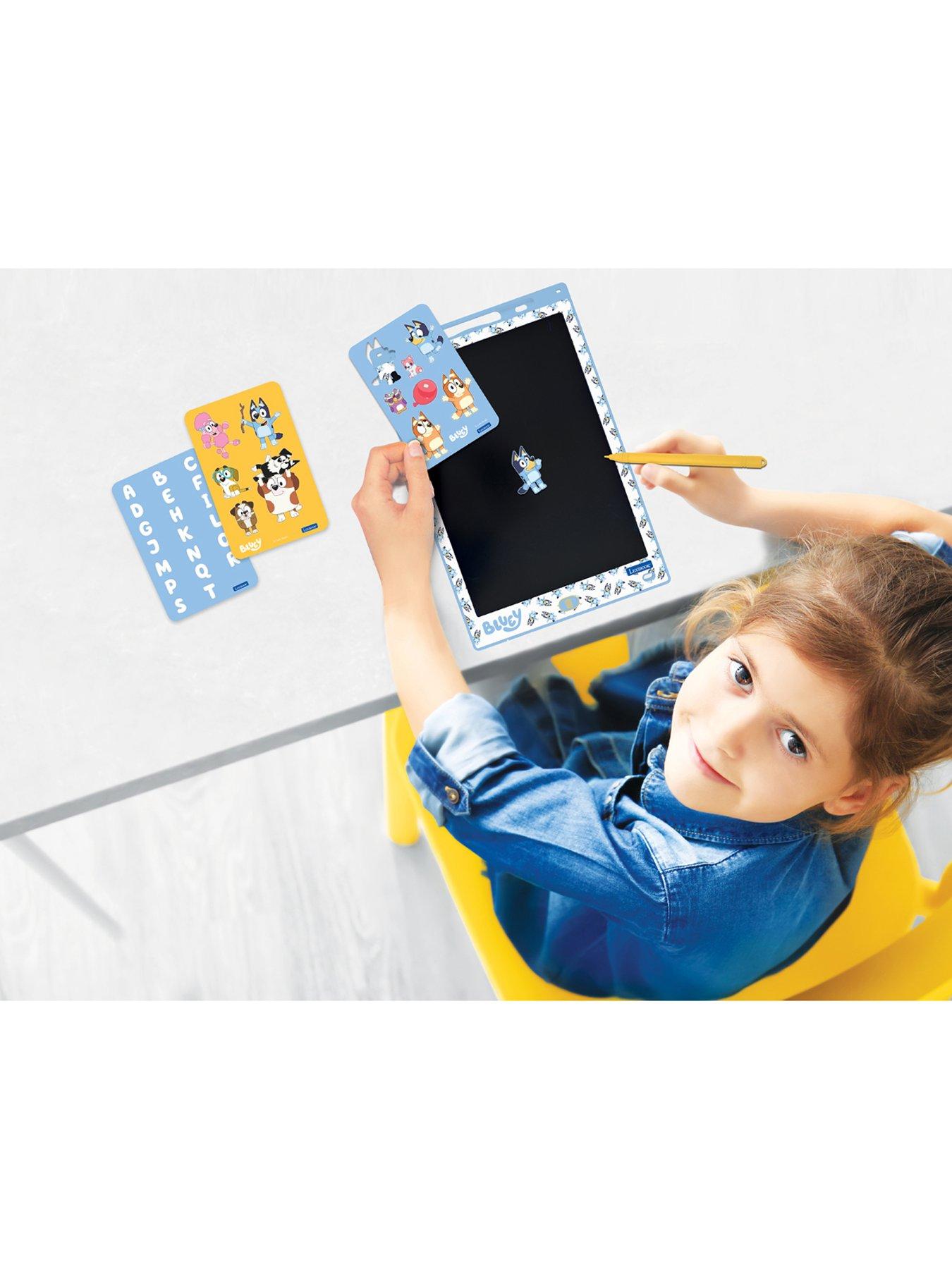  image of bluey-bluey-11-multicolor-learning-drawing-e-ink-tablet-with-stencils