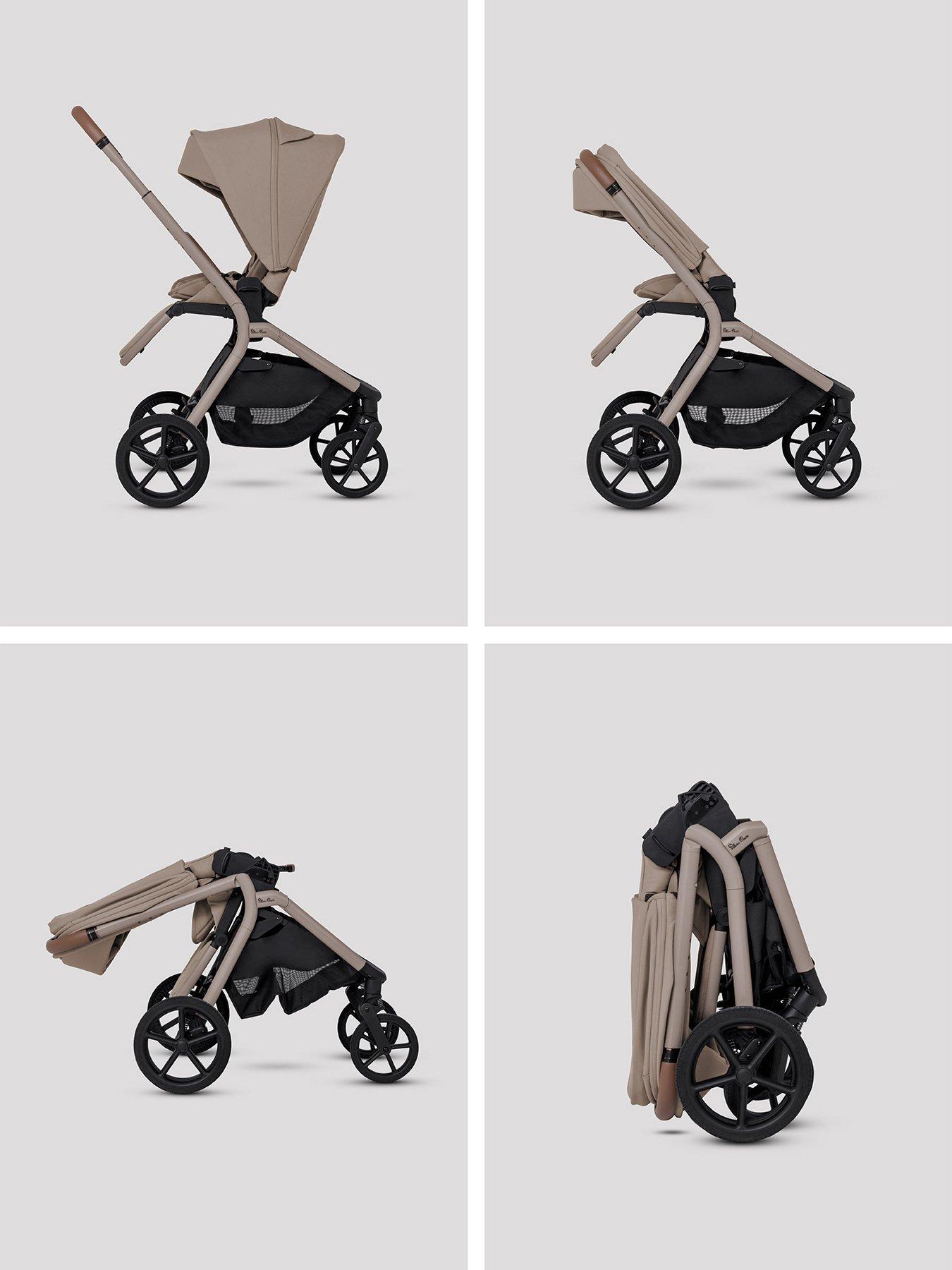 stillFront image of silver-cross-breez-pushchair-champagne