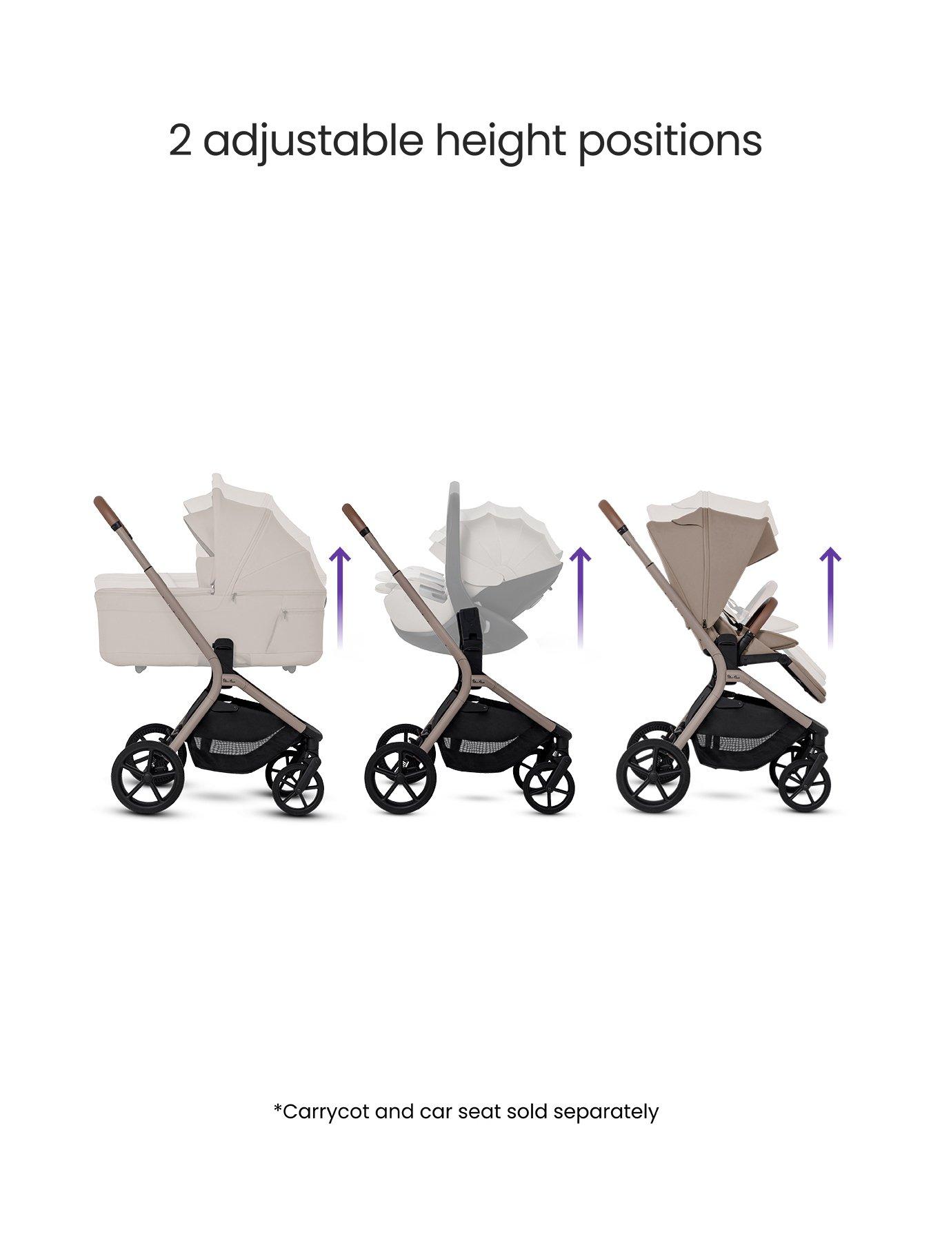  image of silver-cross-breez-pushchair-champagne