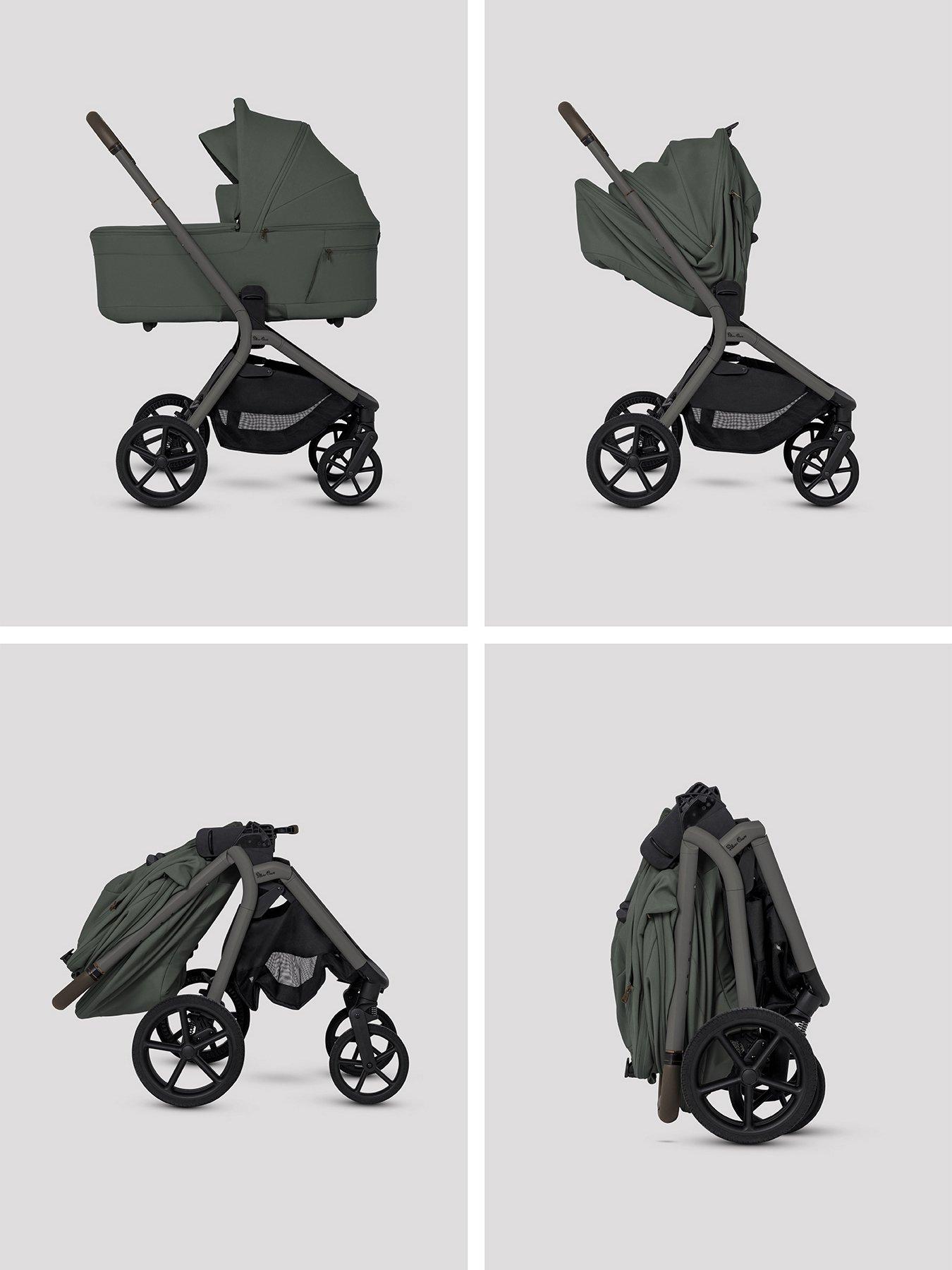  image of silver-cross-breez-infant-carrier-bundle-pewter