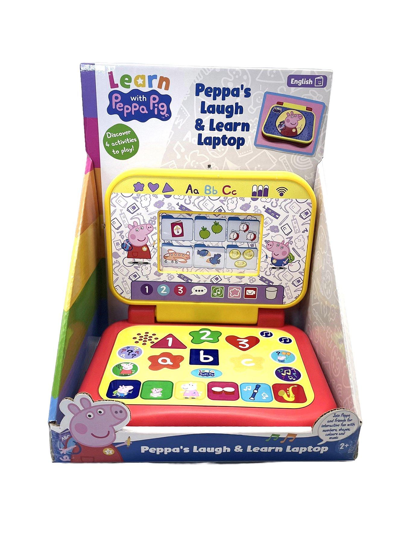 Image 1 of 5 of Peppa Pig Peppa Laugh &amp; Learn Laptop