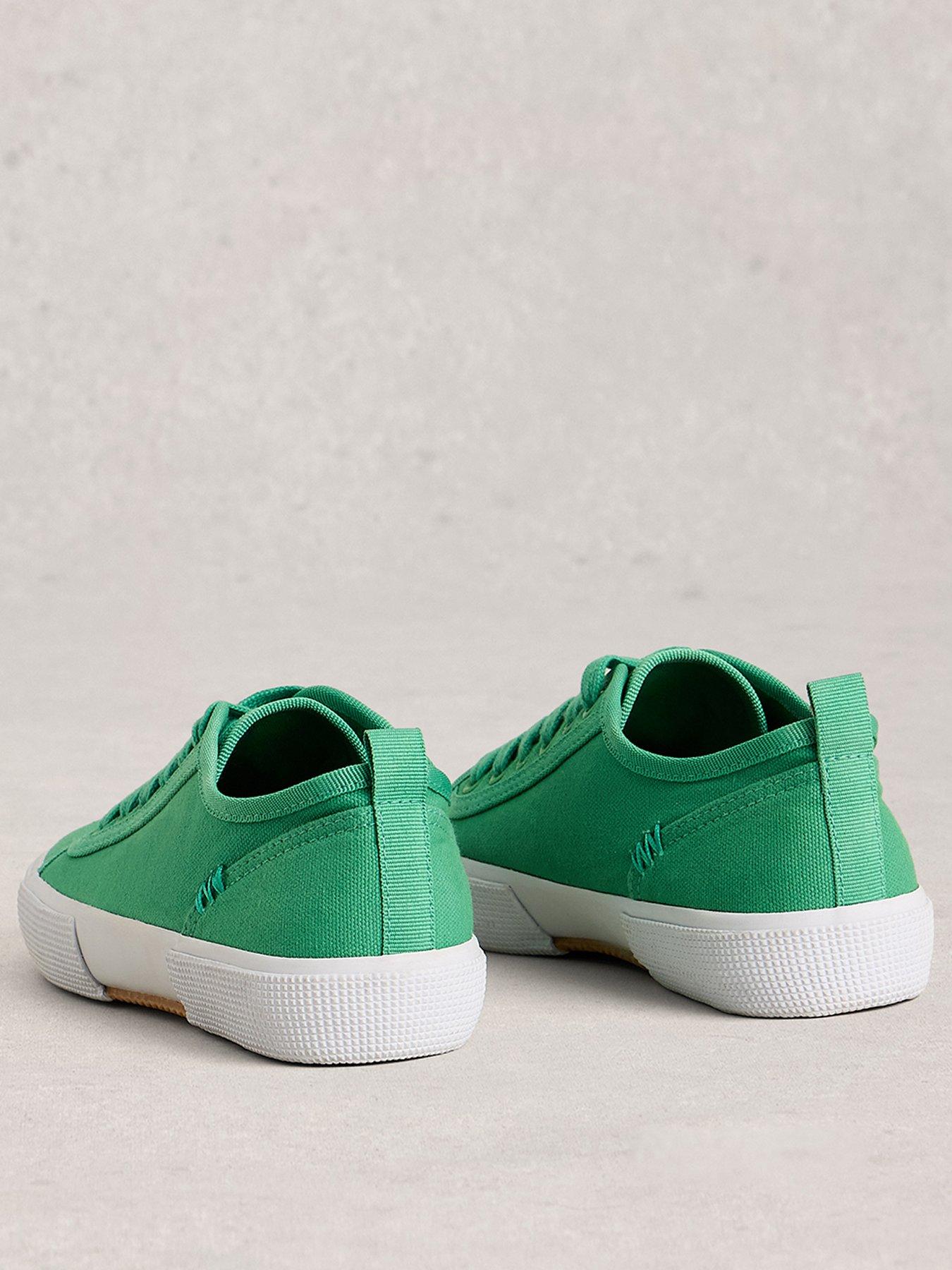 Image 3 of 4 of White Stuff Pippa Canvas Lace Up Trainer