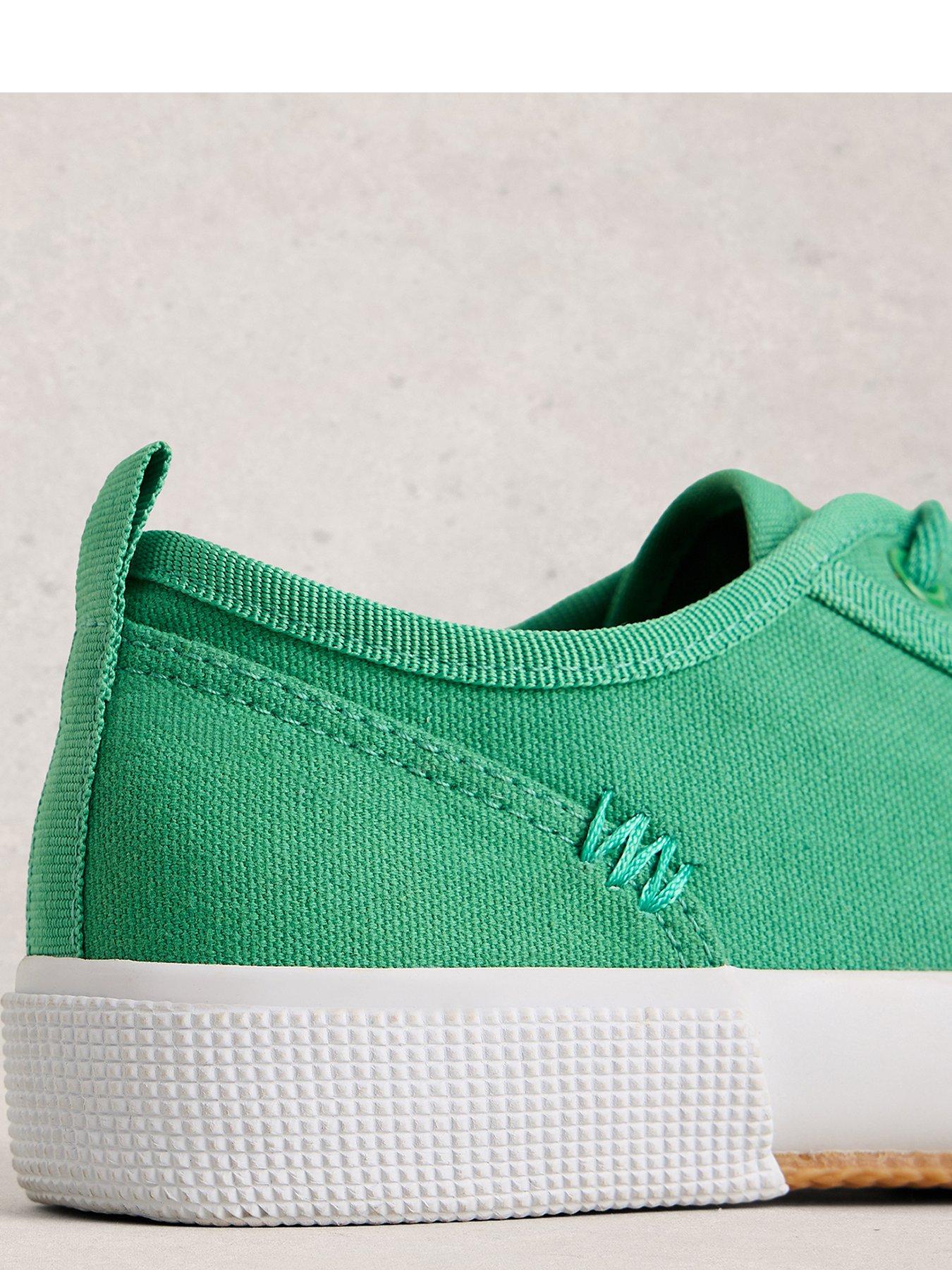 Image 4 of 4 of White Stuff Pippa Canvas Lace Up Trainer
