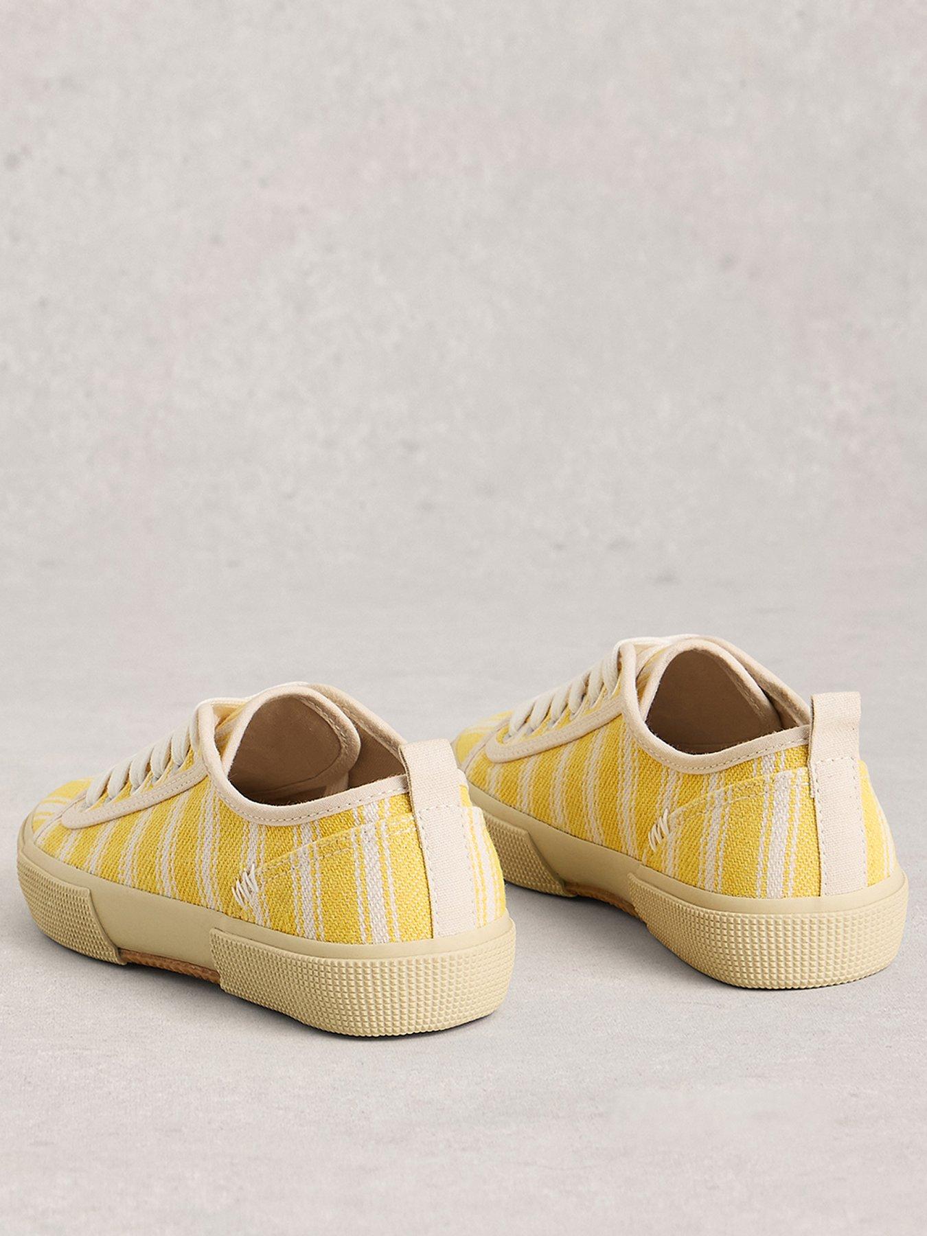 Image 3 of 4 of White Stuff Pippa Canvas Lace Up Trainer