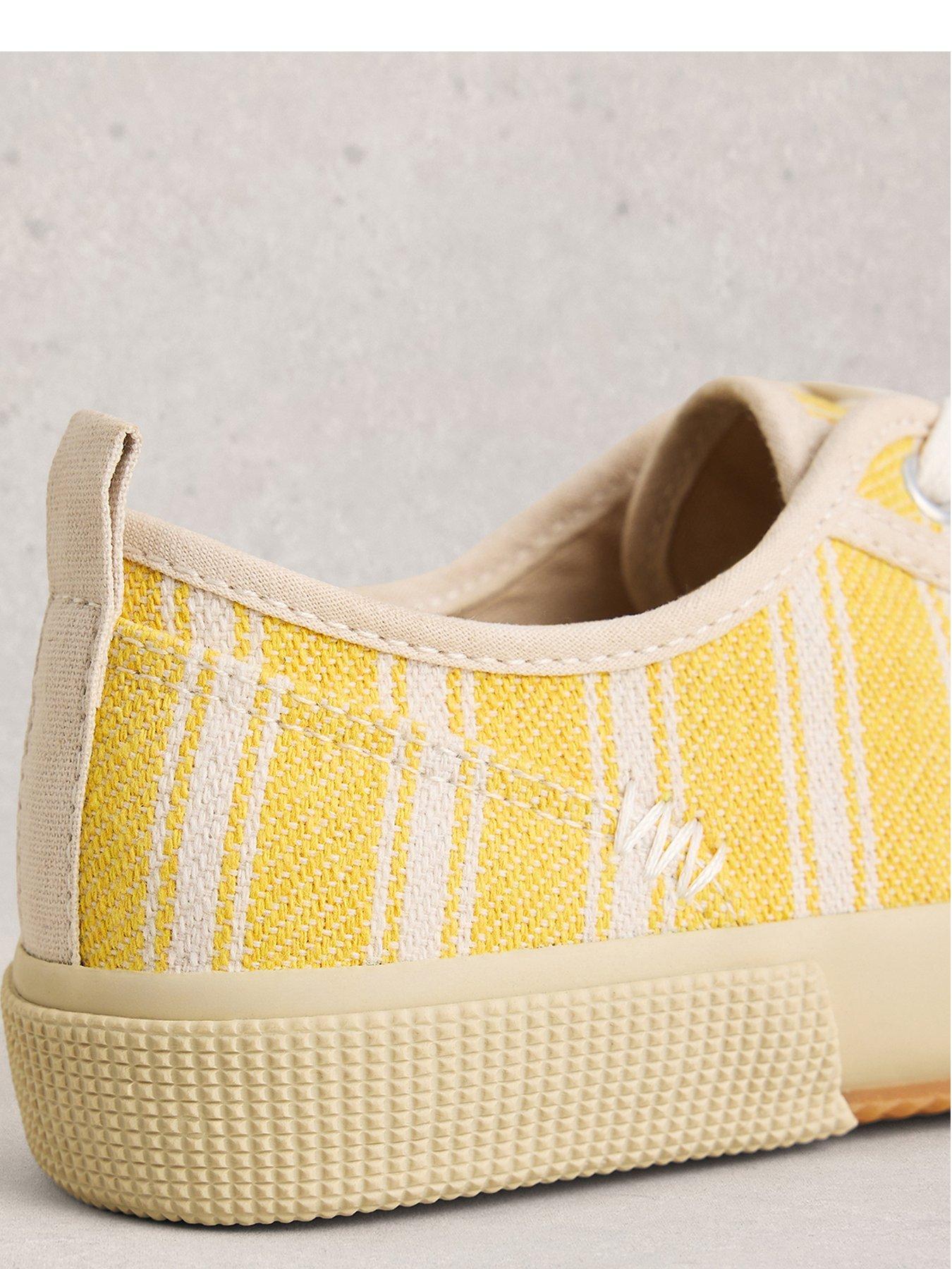 Image 4 of 4 of White Stuff Pippa Canvas Lace Up Trainer
