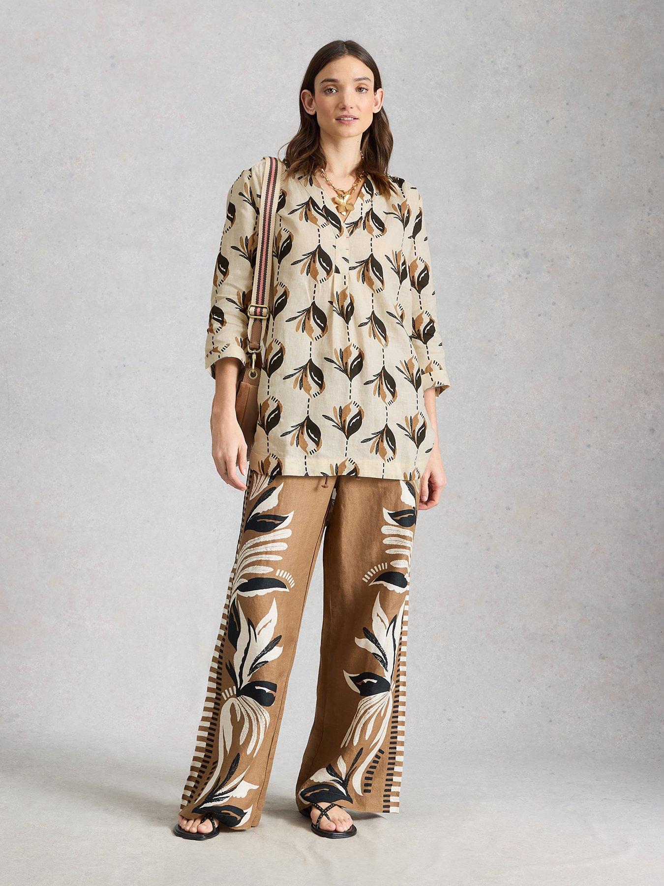 Image 3 of 6 of White Stuff Bianca Linen Tunic - Ivory