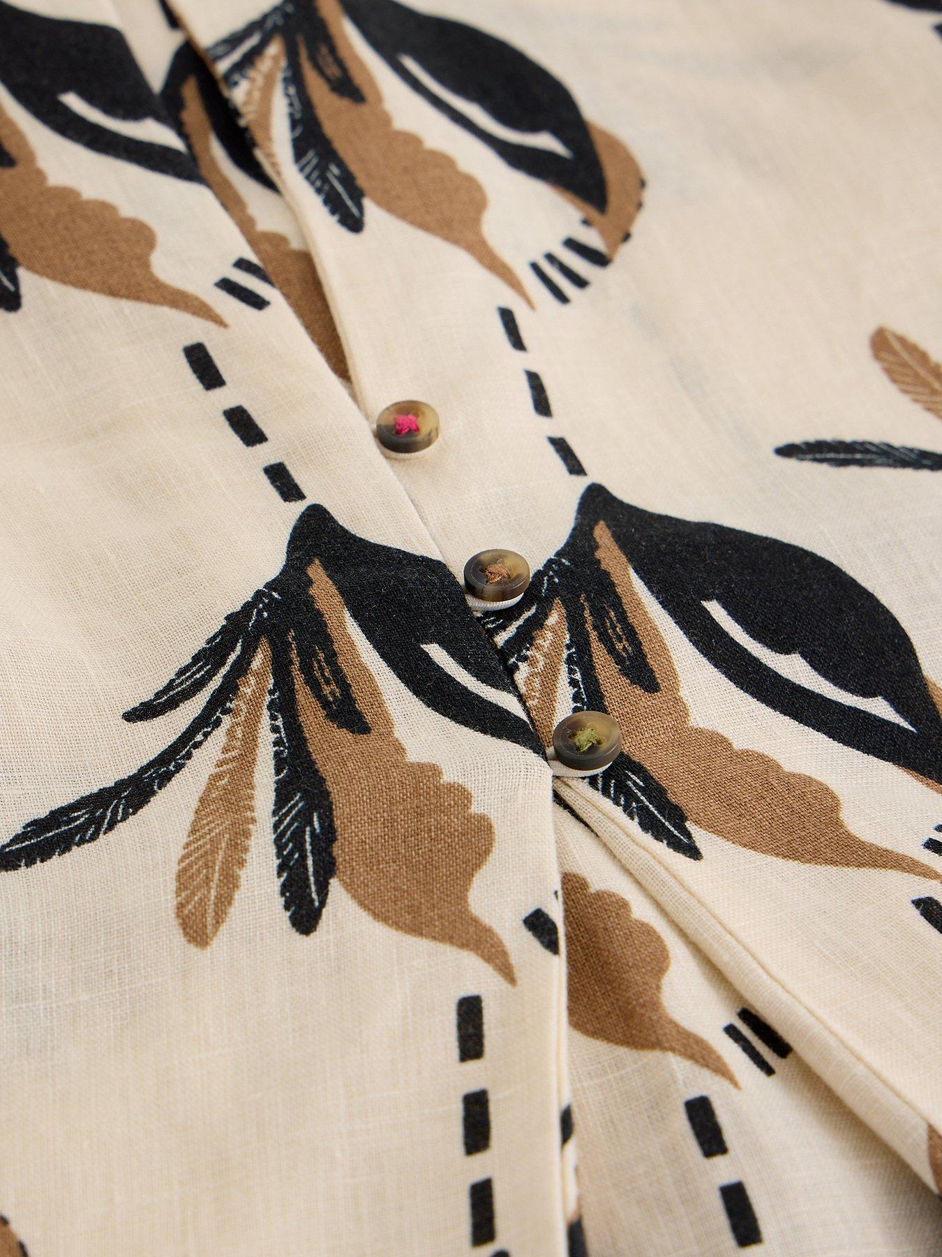 Image 6 of 6 of White Stuff Bianca Linen Tunic - Ivory