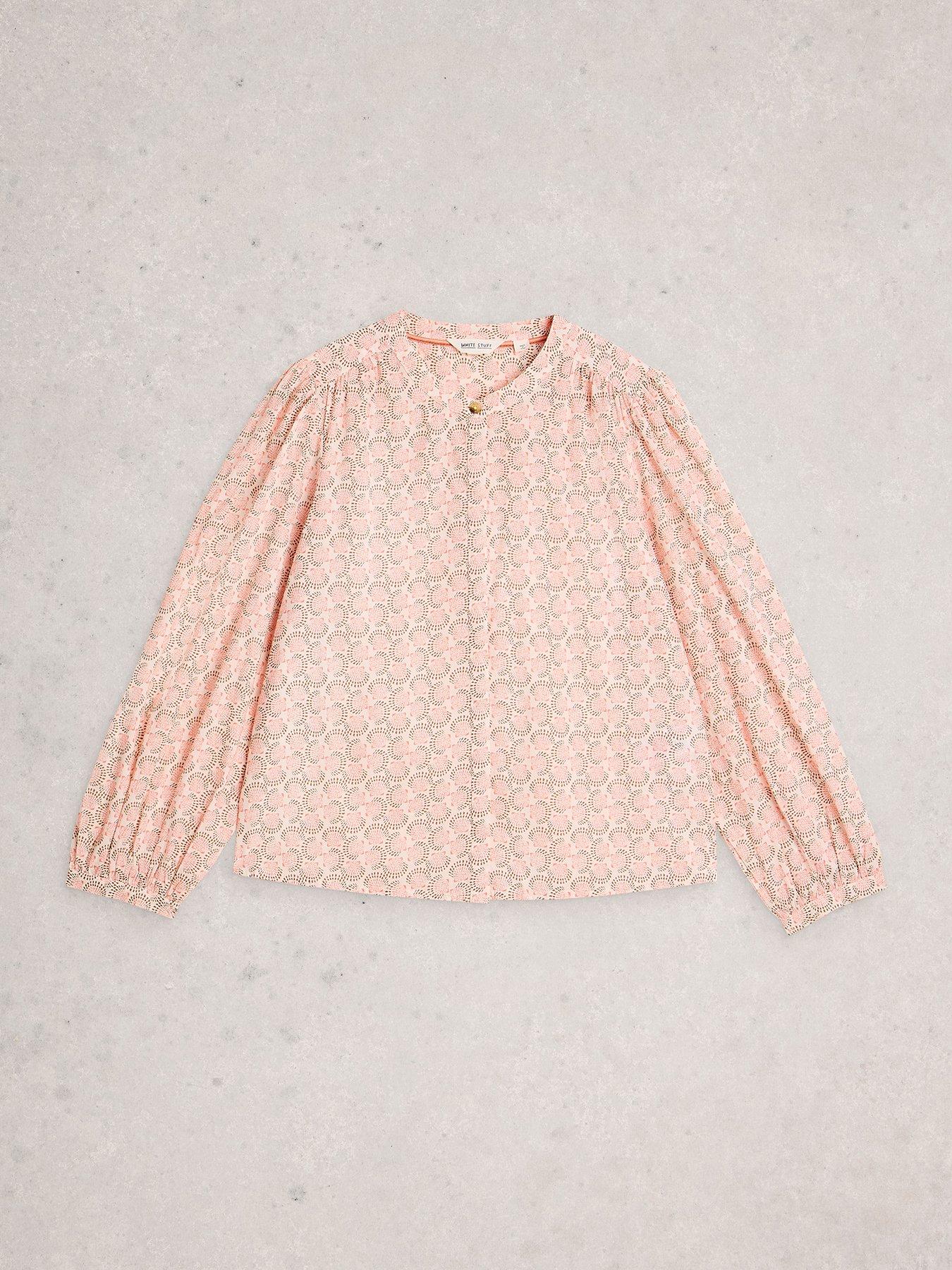 Image 5 of 6 of White Stuff Lana Cotton Top - Pink