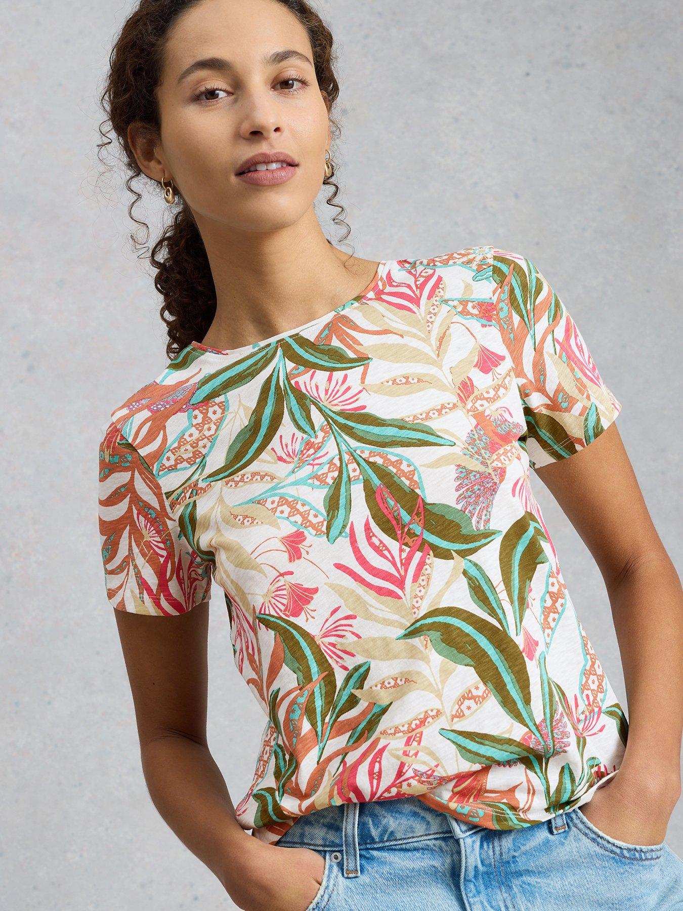Image 1 of 6 of White Stuff Abbie Tee - Ivory