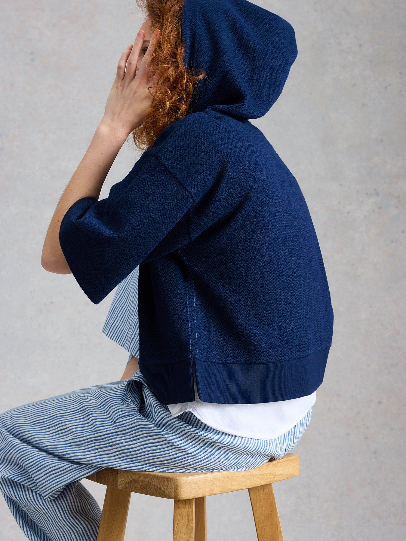 Image 2 of 6 of White Stuff Herringbone Hoodie