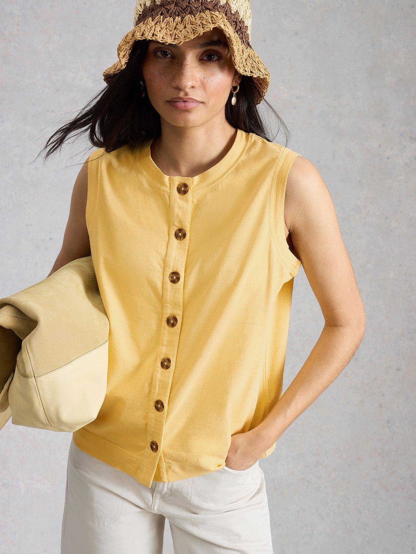White Stuff Simone Tank - Yellow