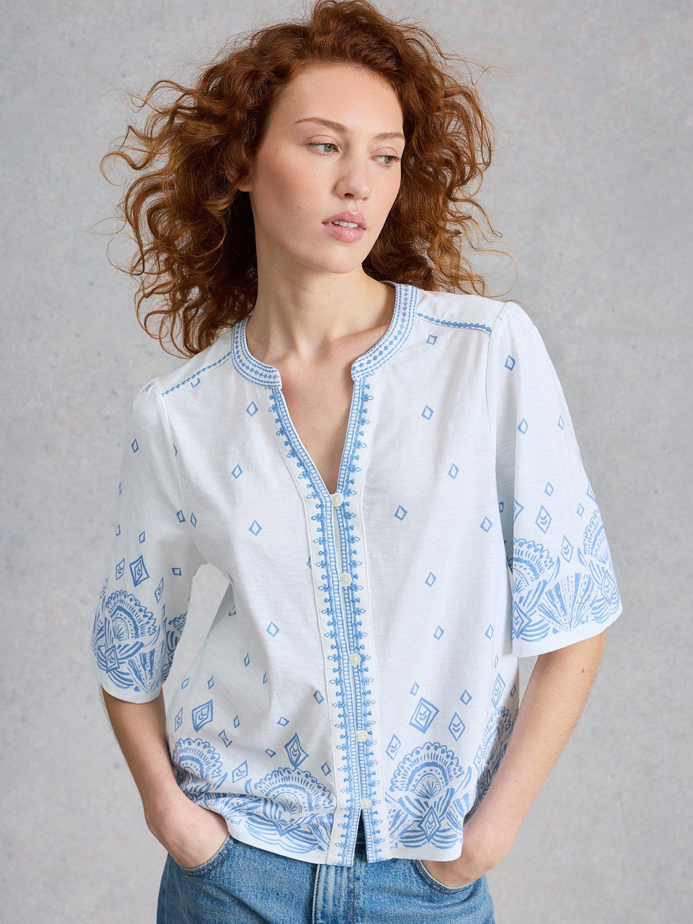 front image of white-stuff-lizzie-border-embroidered-top
