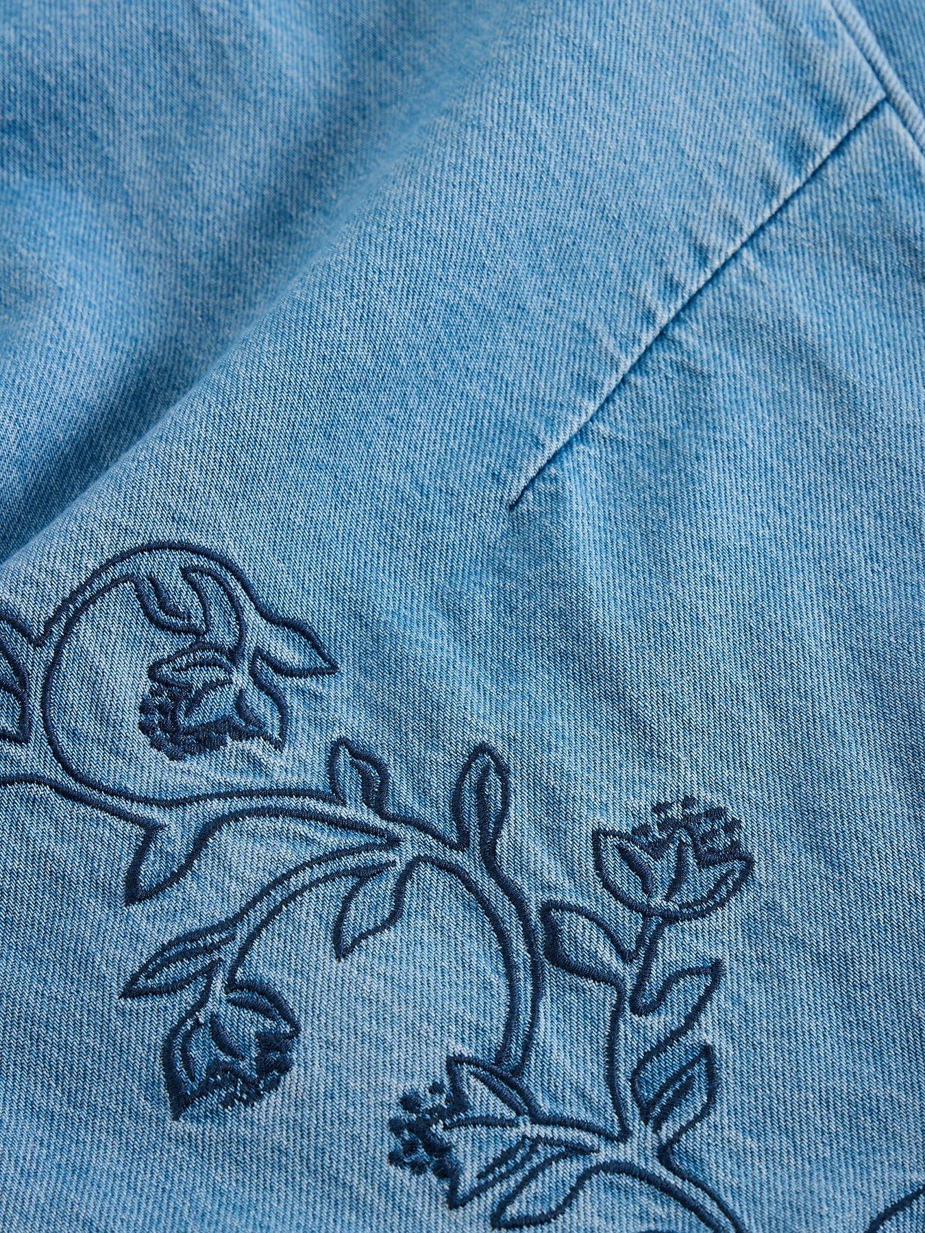  image of white-stuff-aubrey-embroidered-barrel-jean-blue