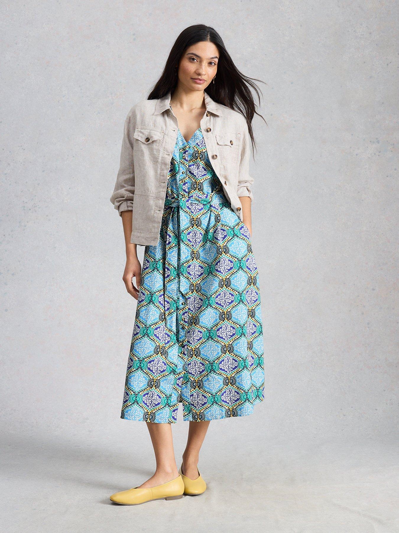 Image 3 of 6 of White Stuff Val Linen Blend Dress