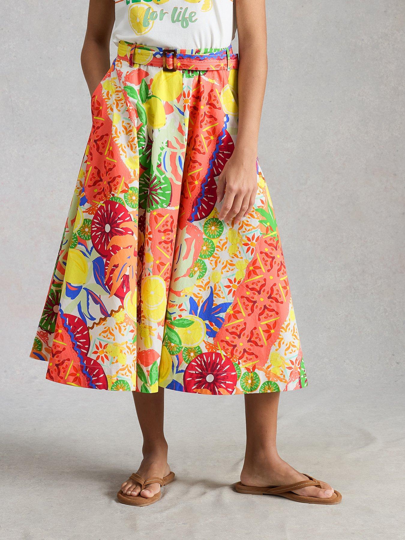 Image 1 of 6 of White Stuff Darcie Midi Skirt