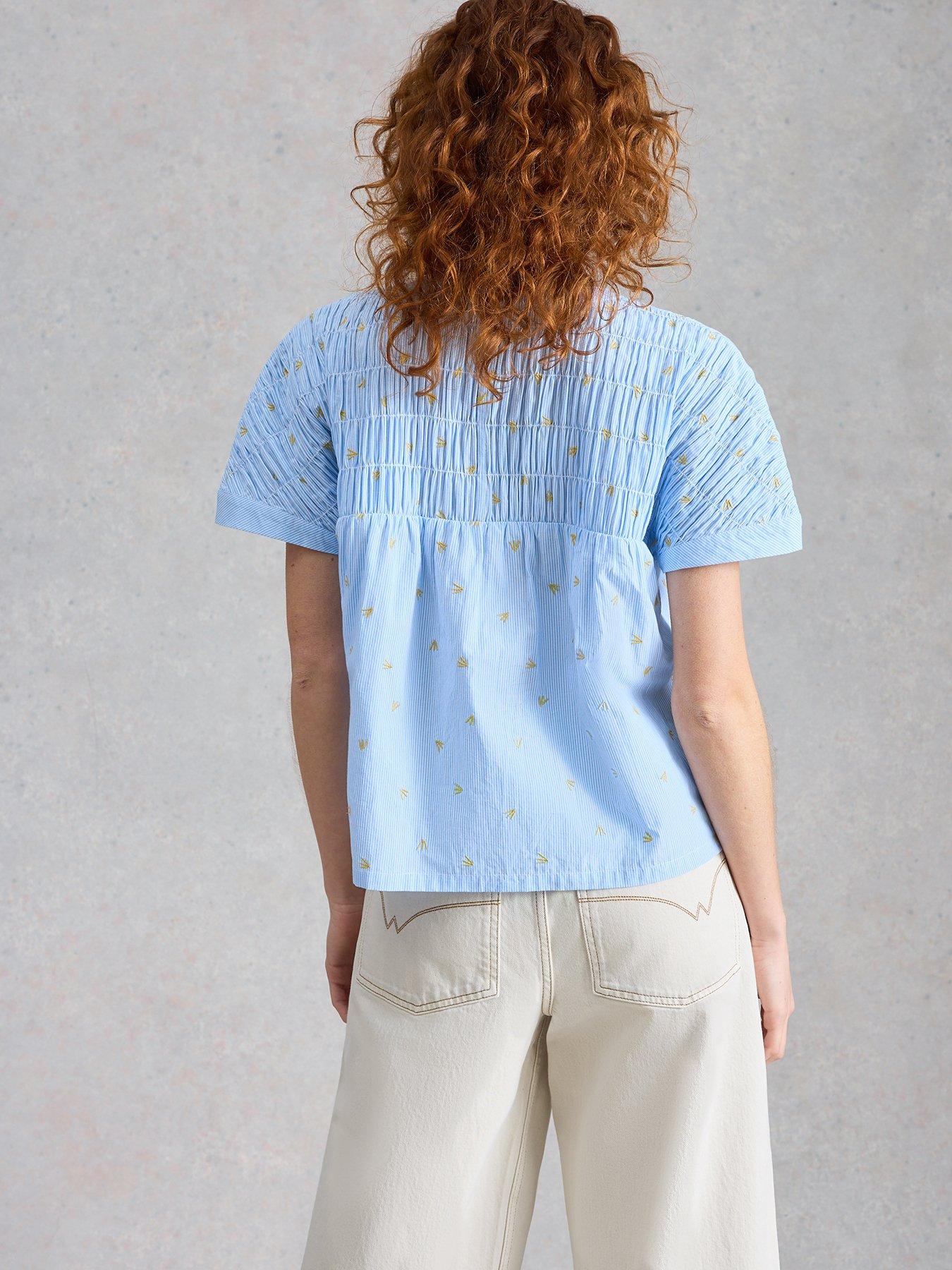 image of white-stuff-tammie-cotton-shirt