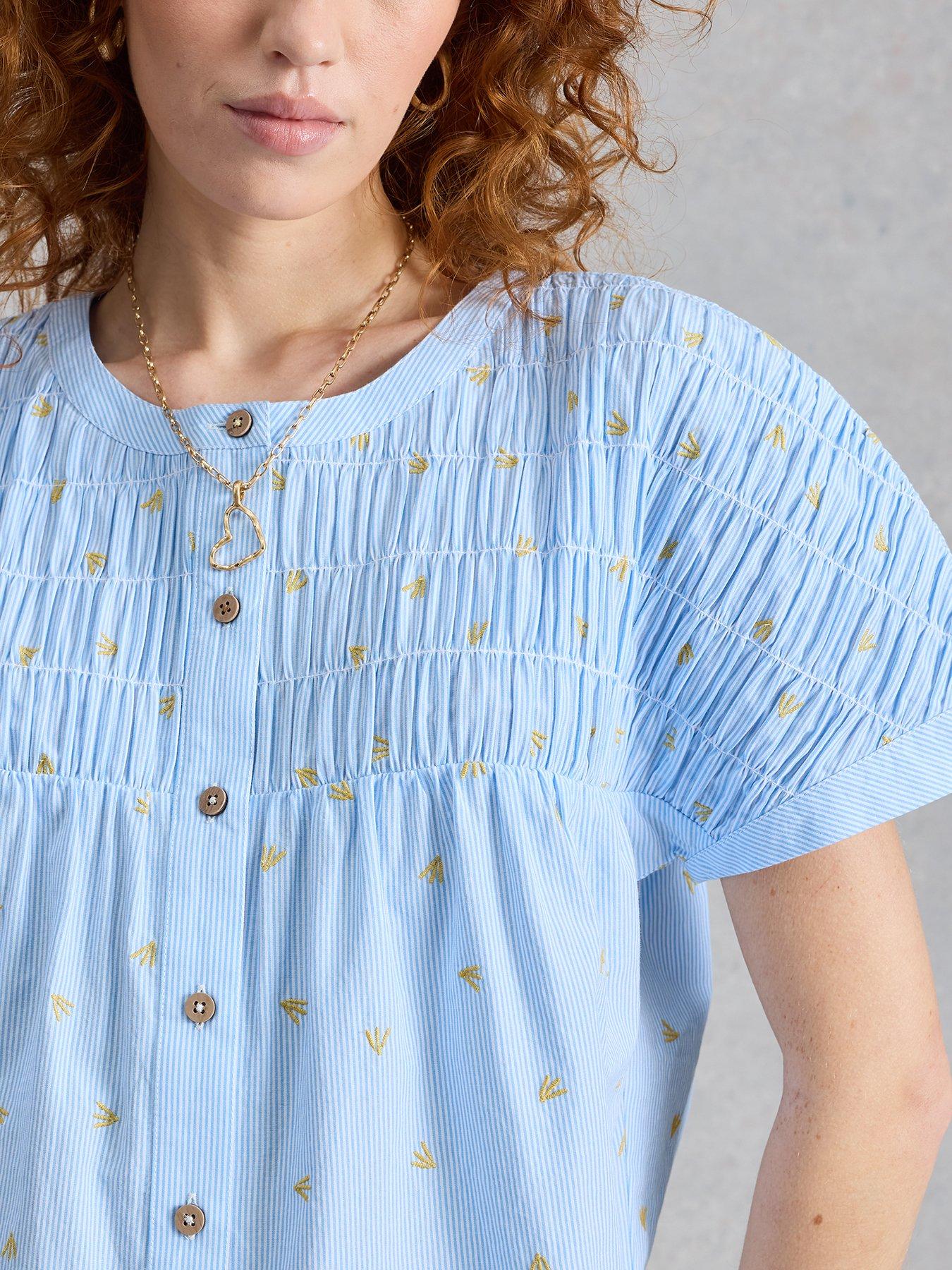  image of white-stuff-tammie-cotton-shirt