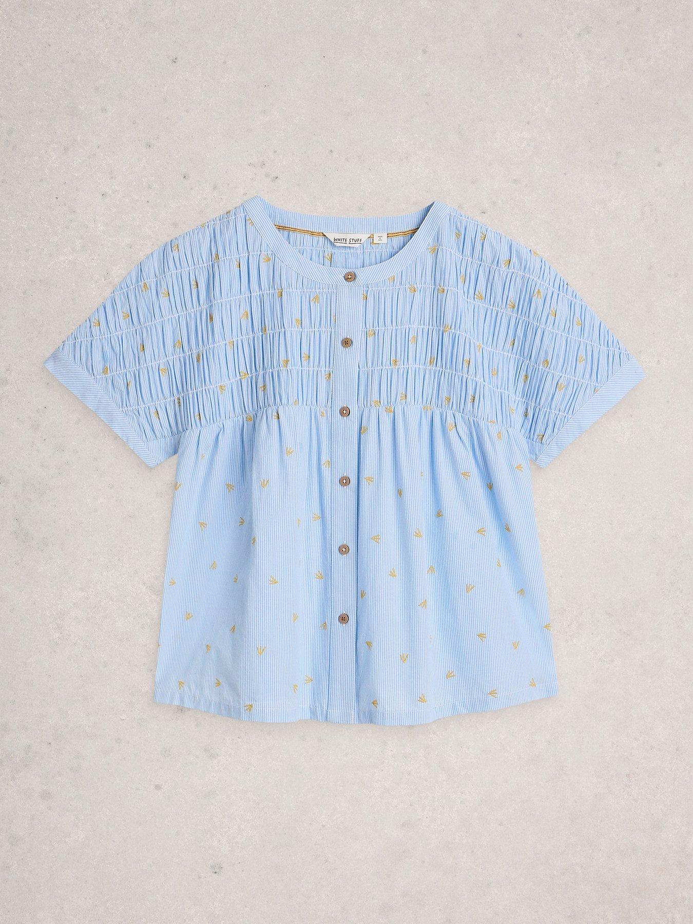  image of white-stuff-tammie-cotton-shirt
