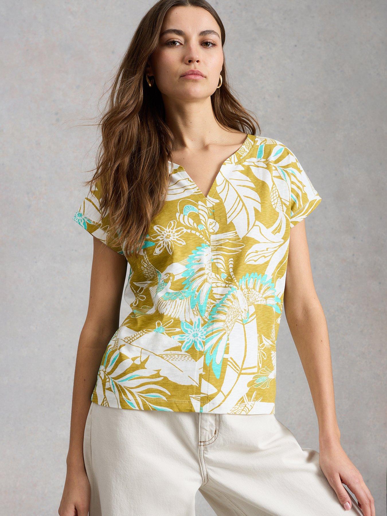 front image of white-stuff-nelly-notch-neck-tee