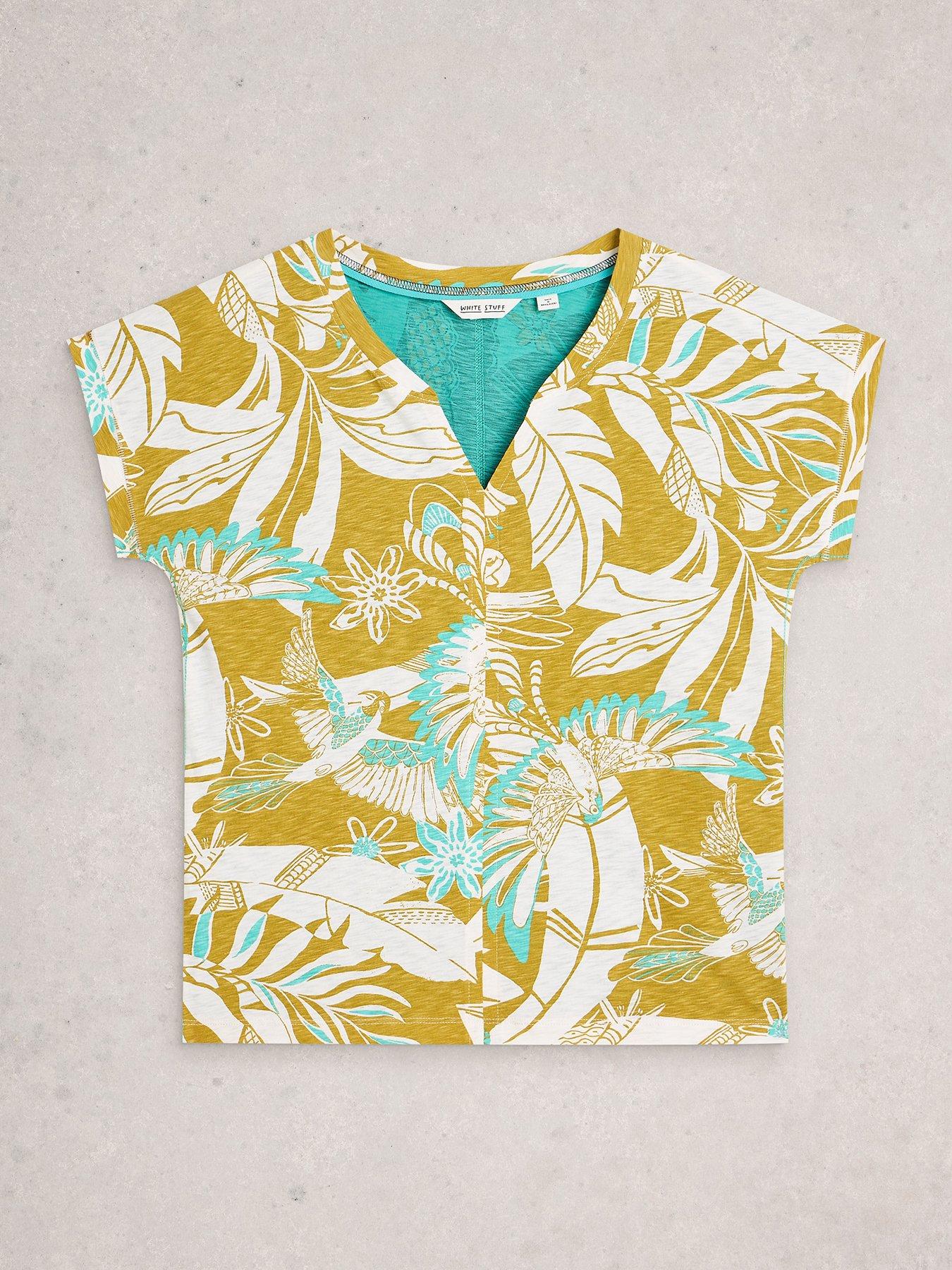  image of white-stuff-nelly-notch-neck-tee