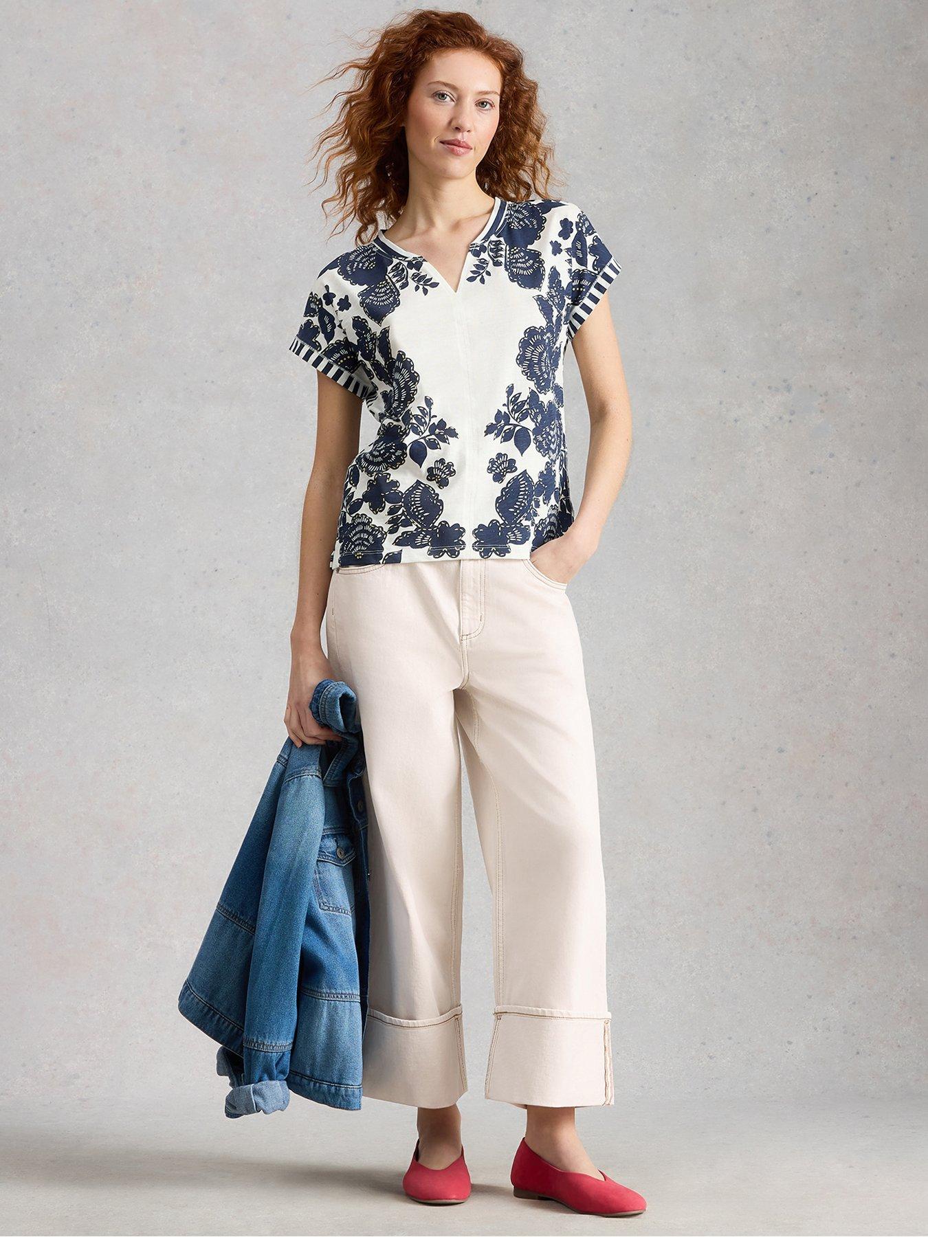 White Stuff Nelly Notch Neck Tee