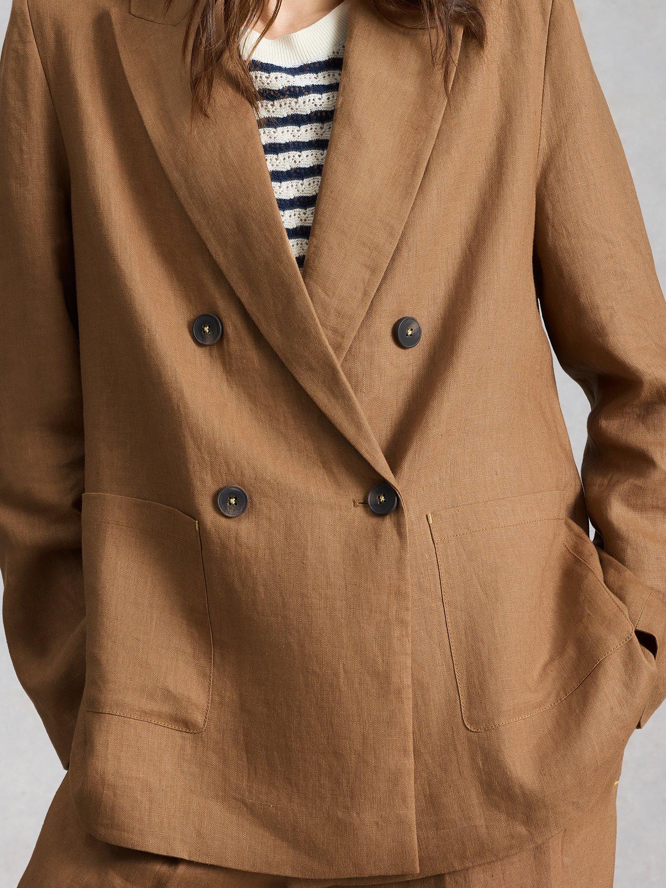 Image 4 of 6 of White Stuff Sasha Linen Blazer
