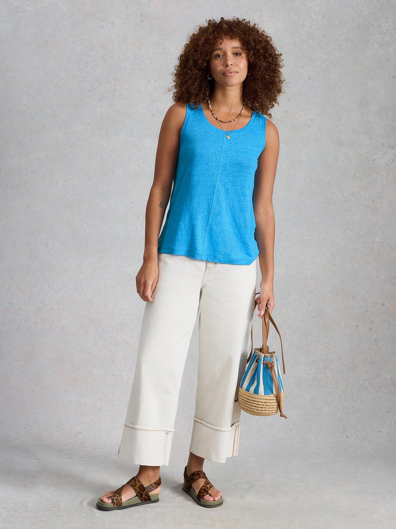 Image 3 of 6 of White Stuff Scarlette Linen Vest