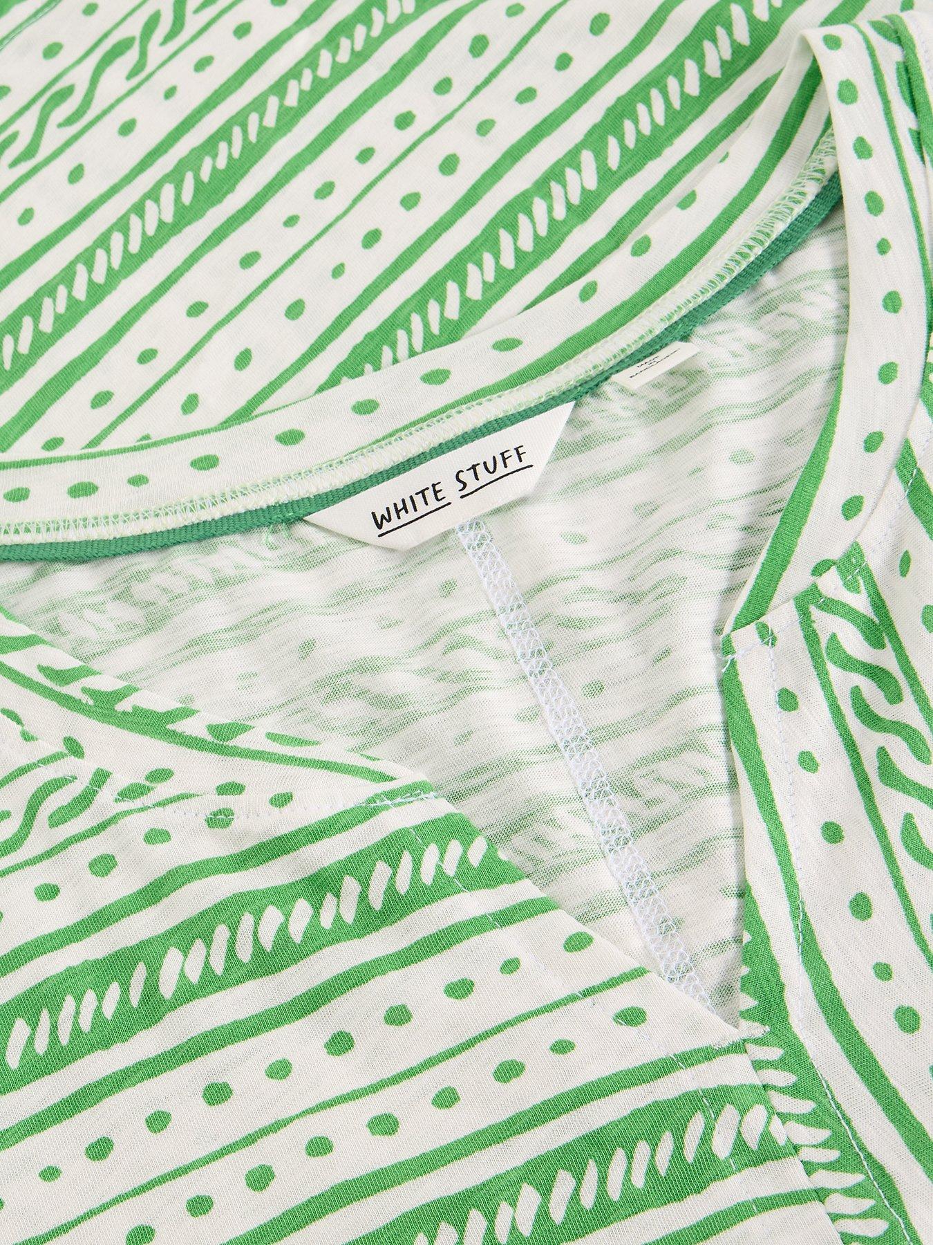  image of white-stuff-nelly-notch-stripe-tee