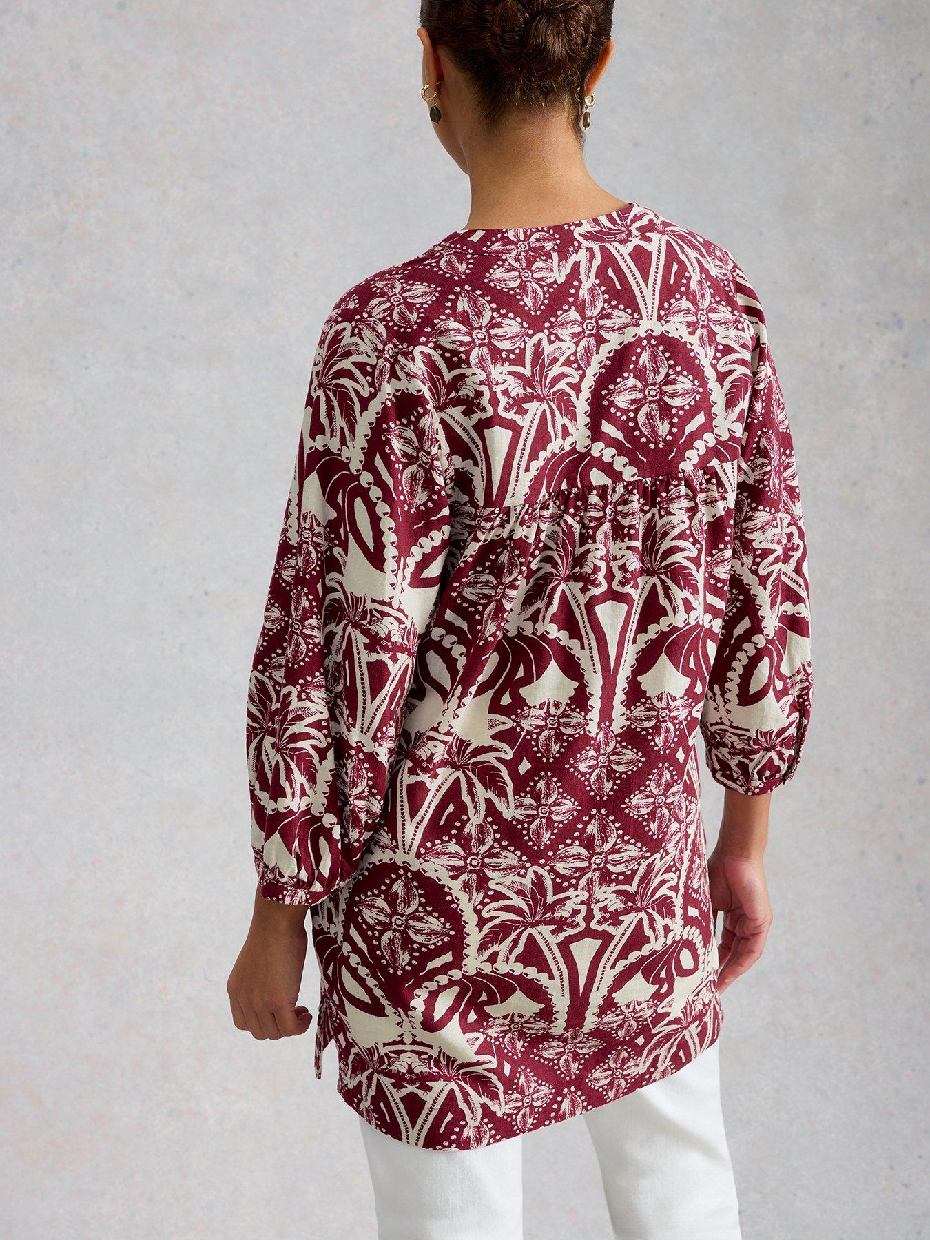 Image 2 of 6 of White Stuff Raquel Linen Blend Tunic