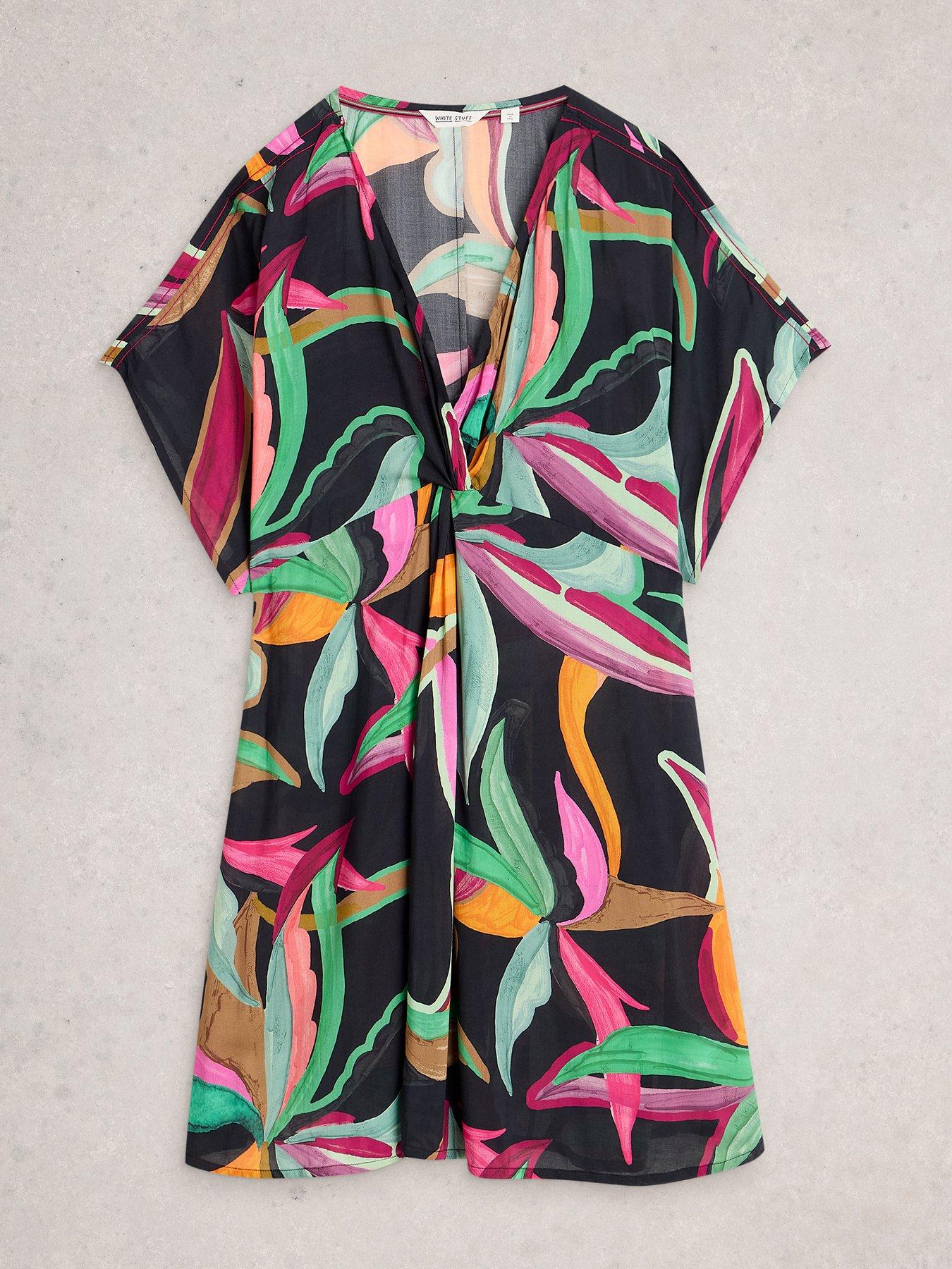  image of white-stuff-mini-cleo-cover-up-kimono