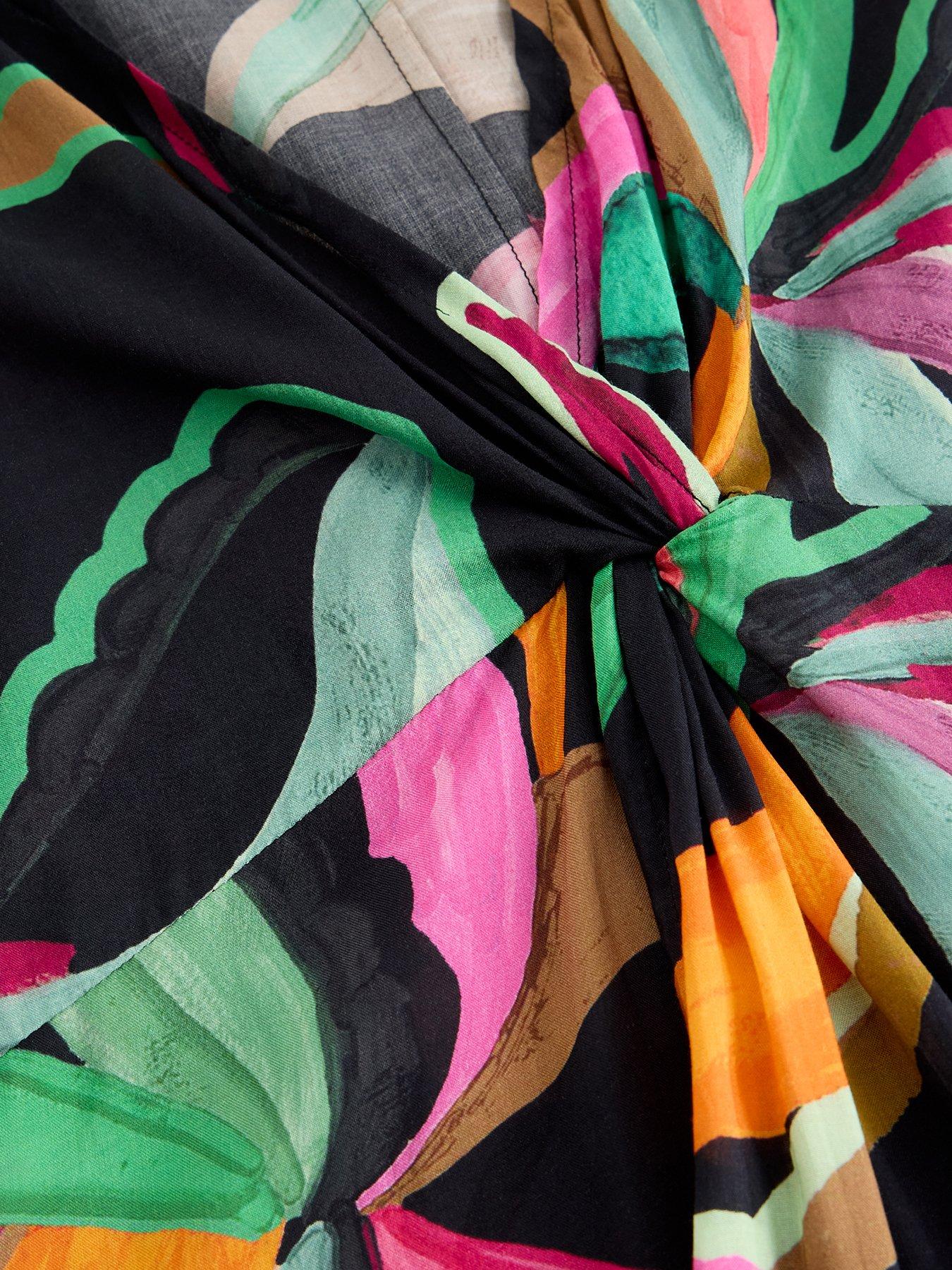  image of white-stuff-mini-cleo-cover-up-kimono