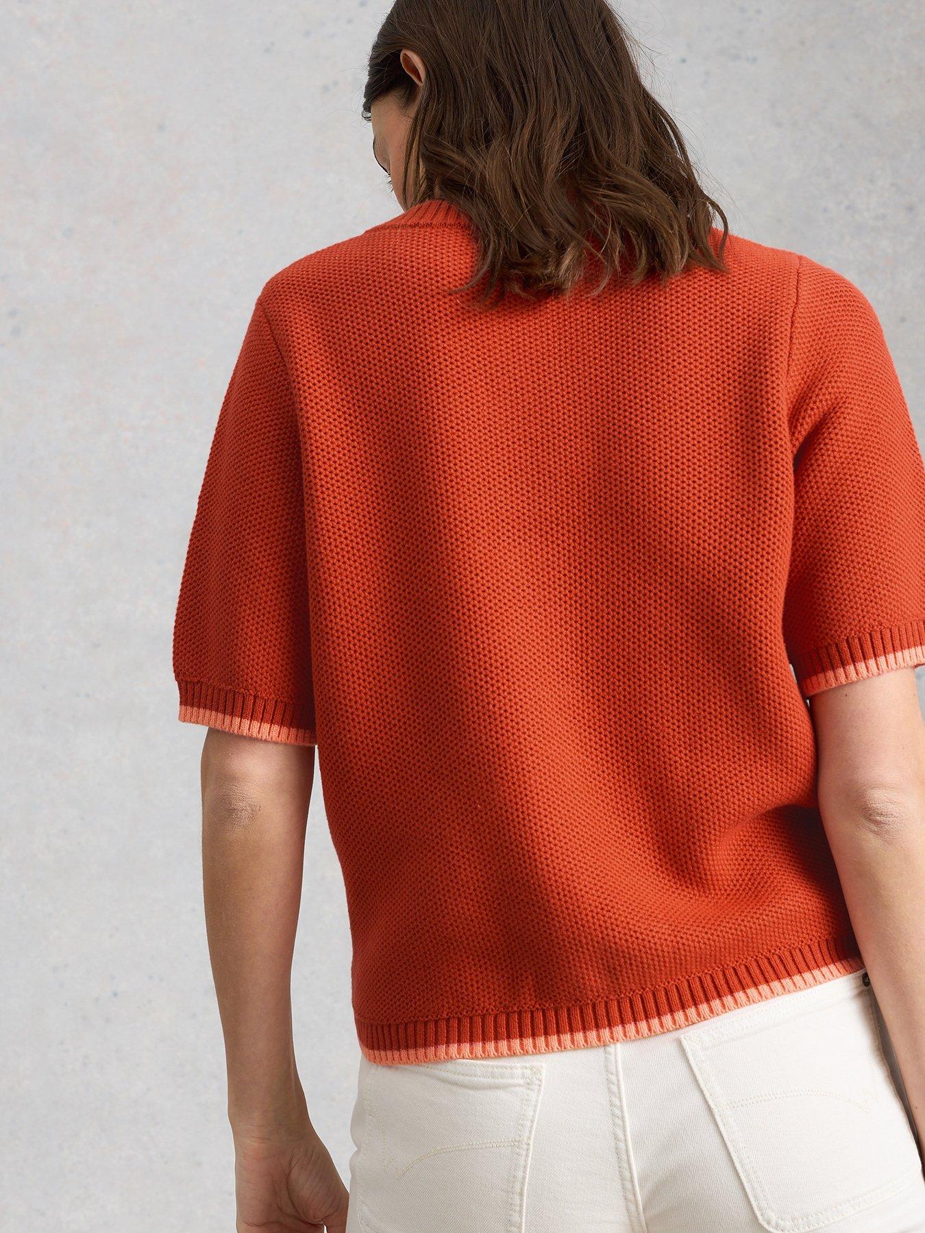 Image 2 of 6 of White Stuff Isabella Short Sleeve Cardi - Red