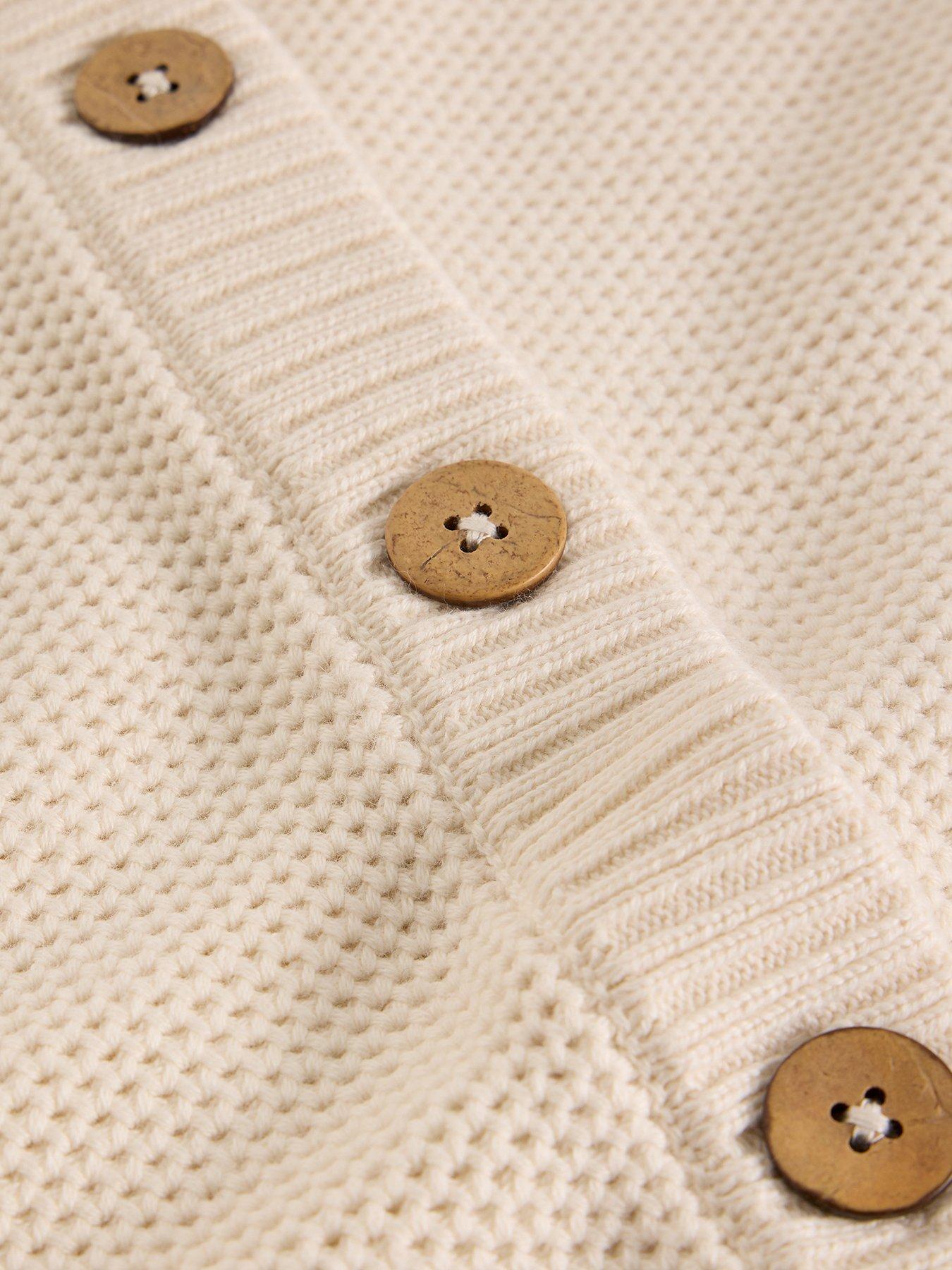 Image 6 of 6 of White Stuff Isabella Short Sleeve Cardi - Ivory