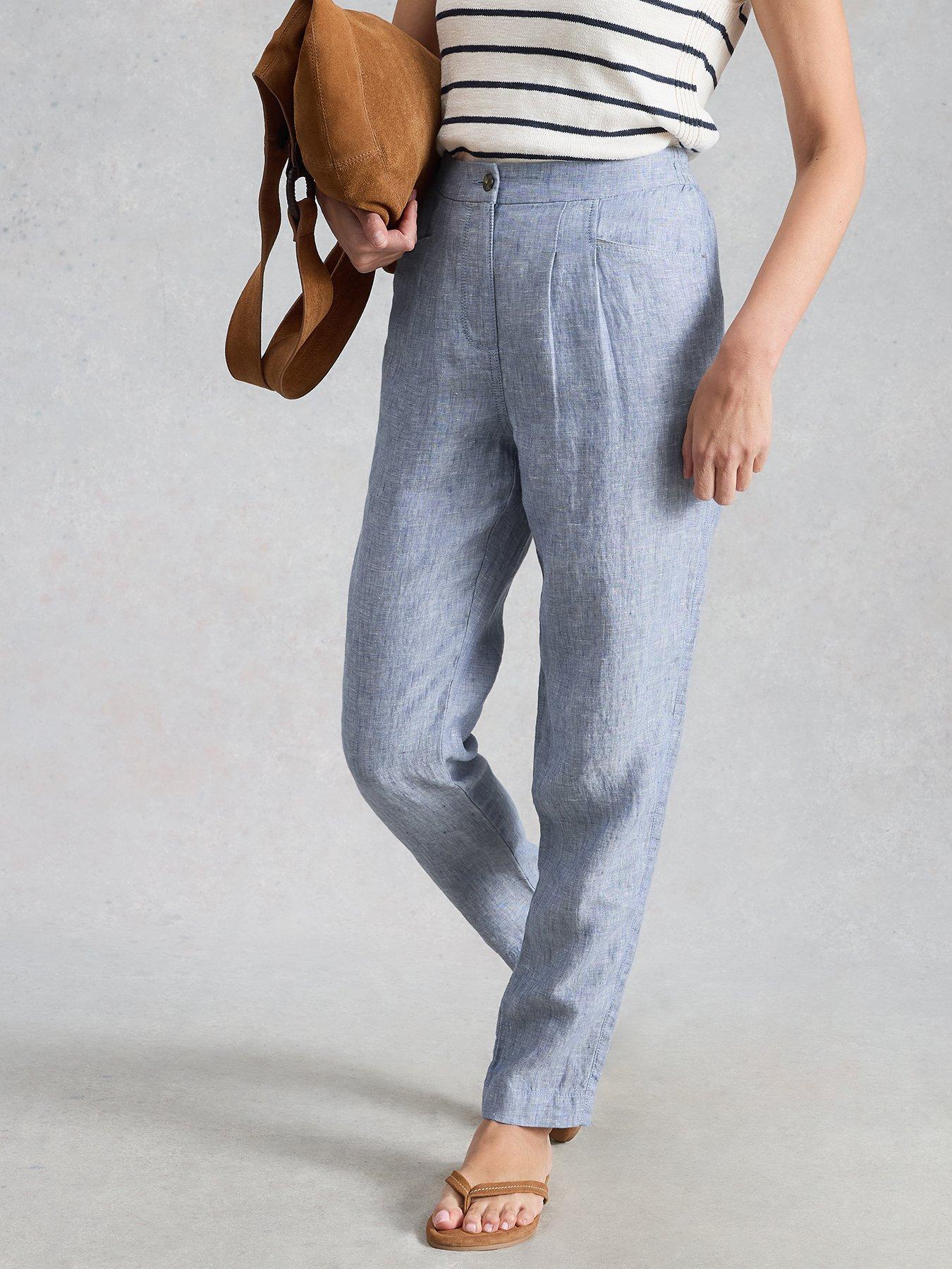 Image 1 of 6 of White Stuff Rowena Linen Trouser