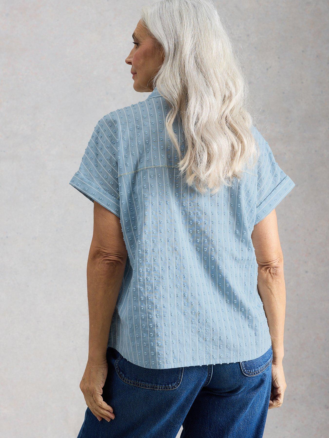 Image 2 of 6 of White Stuff Orla Button Through Shirt