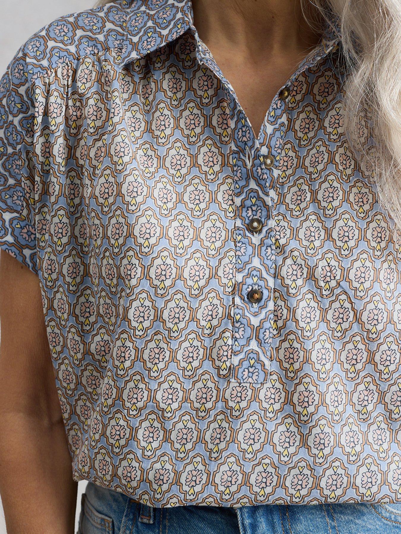 Image 4 of 6 of White Stuff Orla Pop Over Shirt