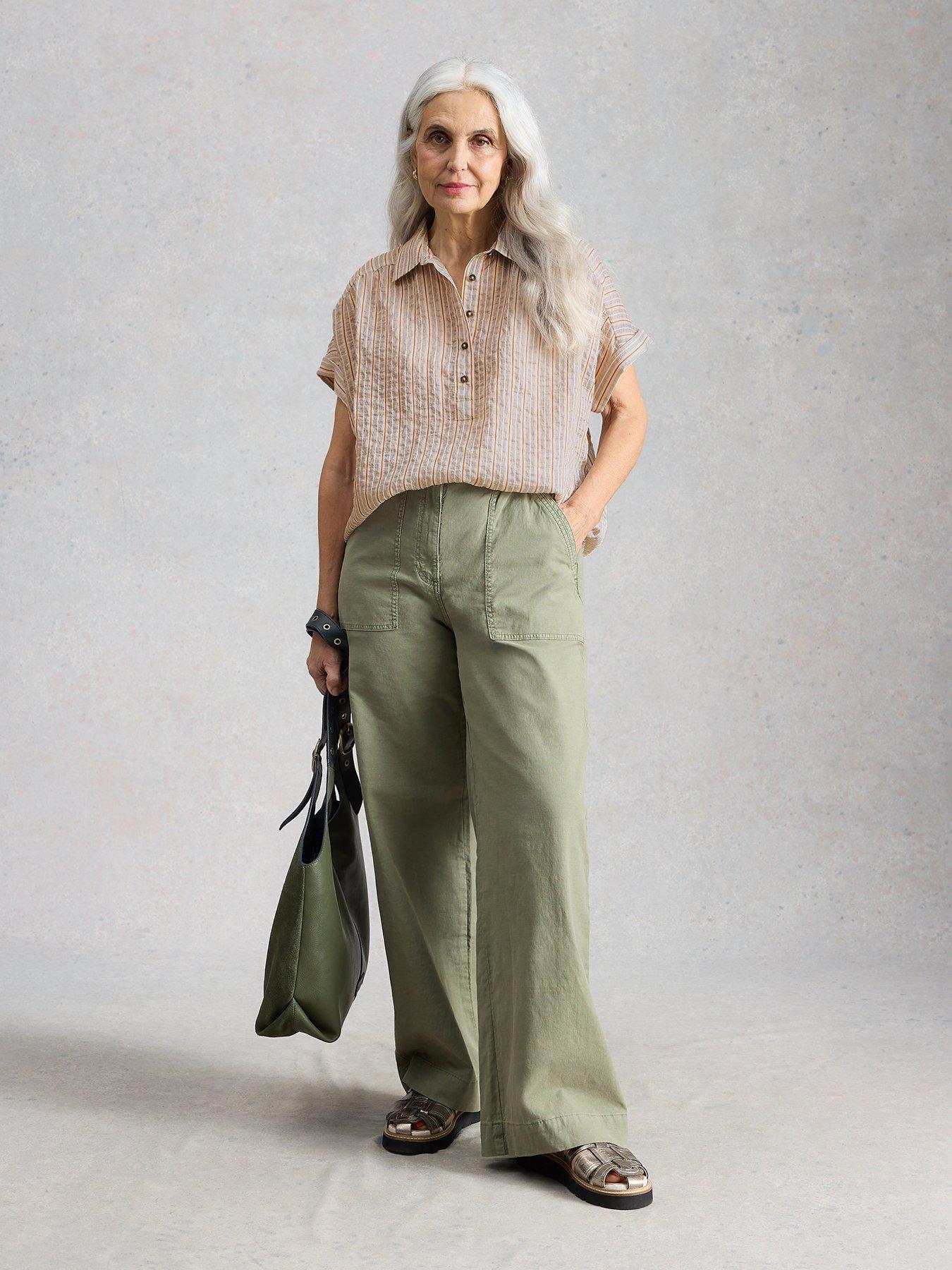 Image 3 of 6 of White Stuff Orla Pop Over Shirt - Beige