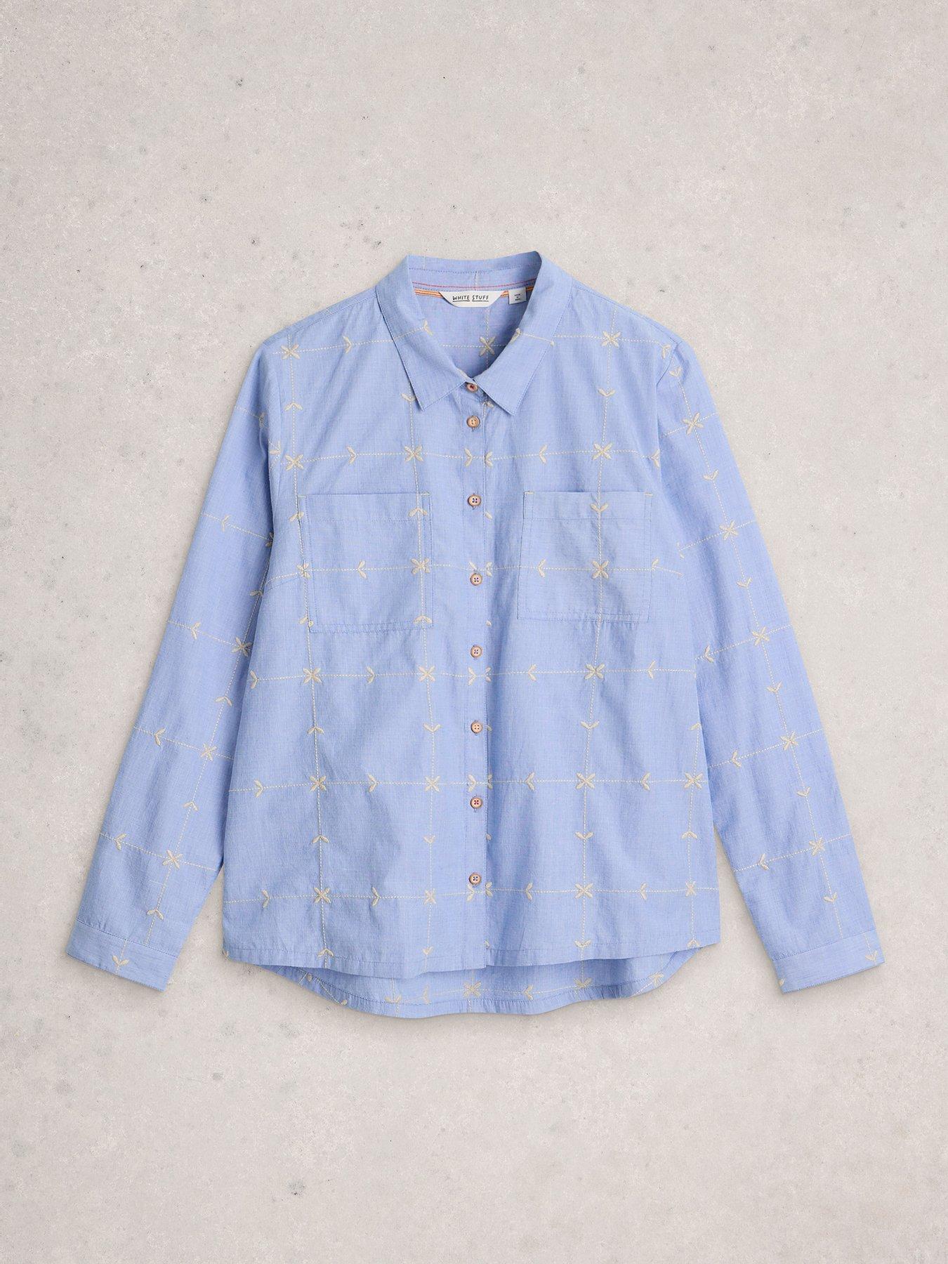 Image 5 of 6 of White Stuff Sophie Embroidered Shirt
