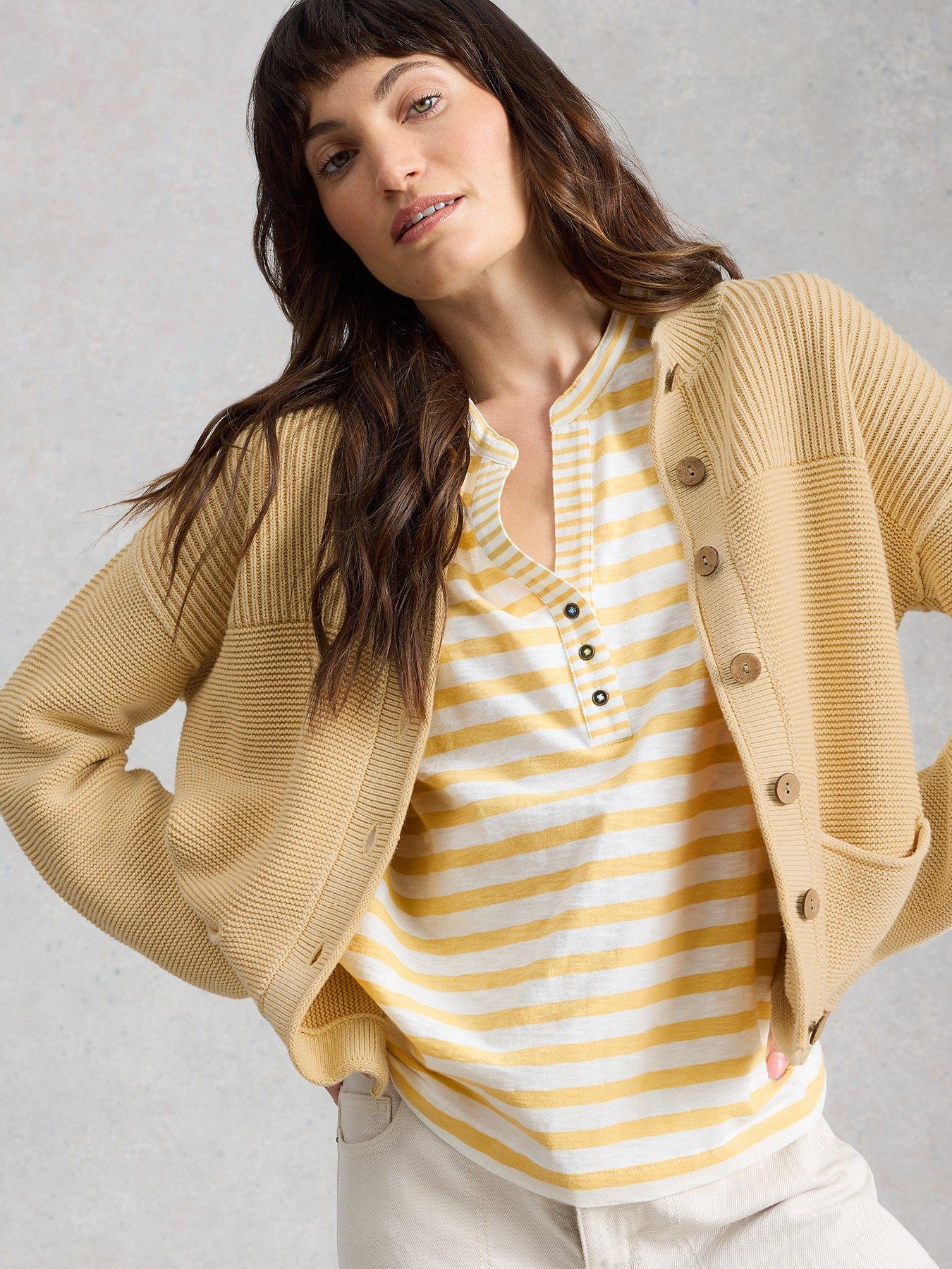  image of white-stuff-nora-notch-stripe-vest