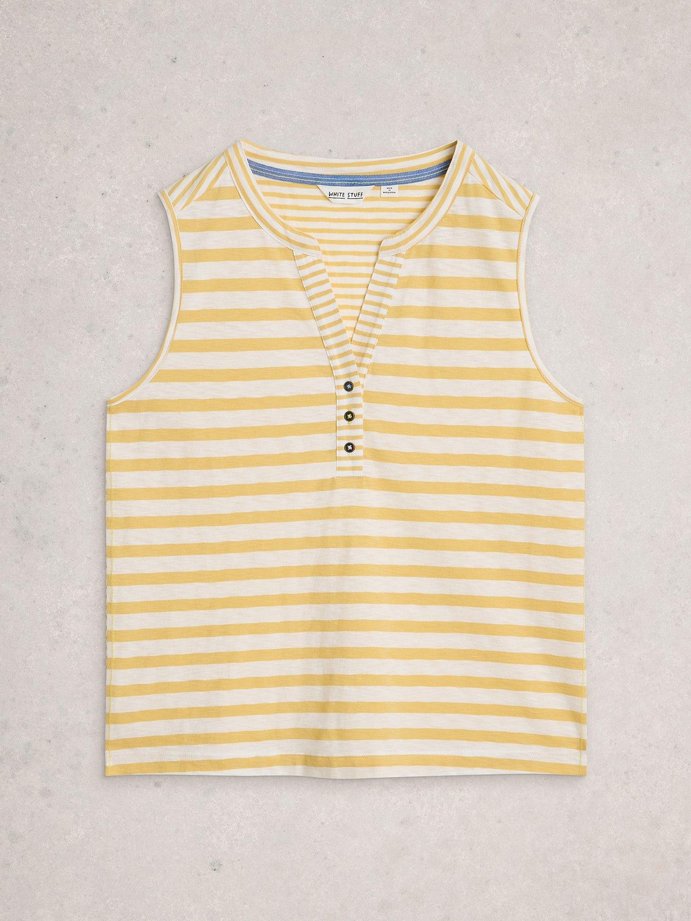  image of white-stuff-nora-notch-stripe-vest