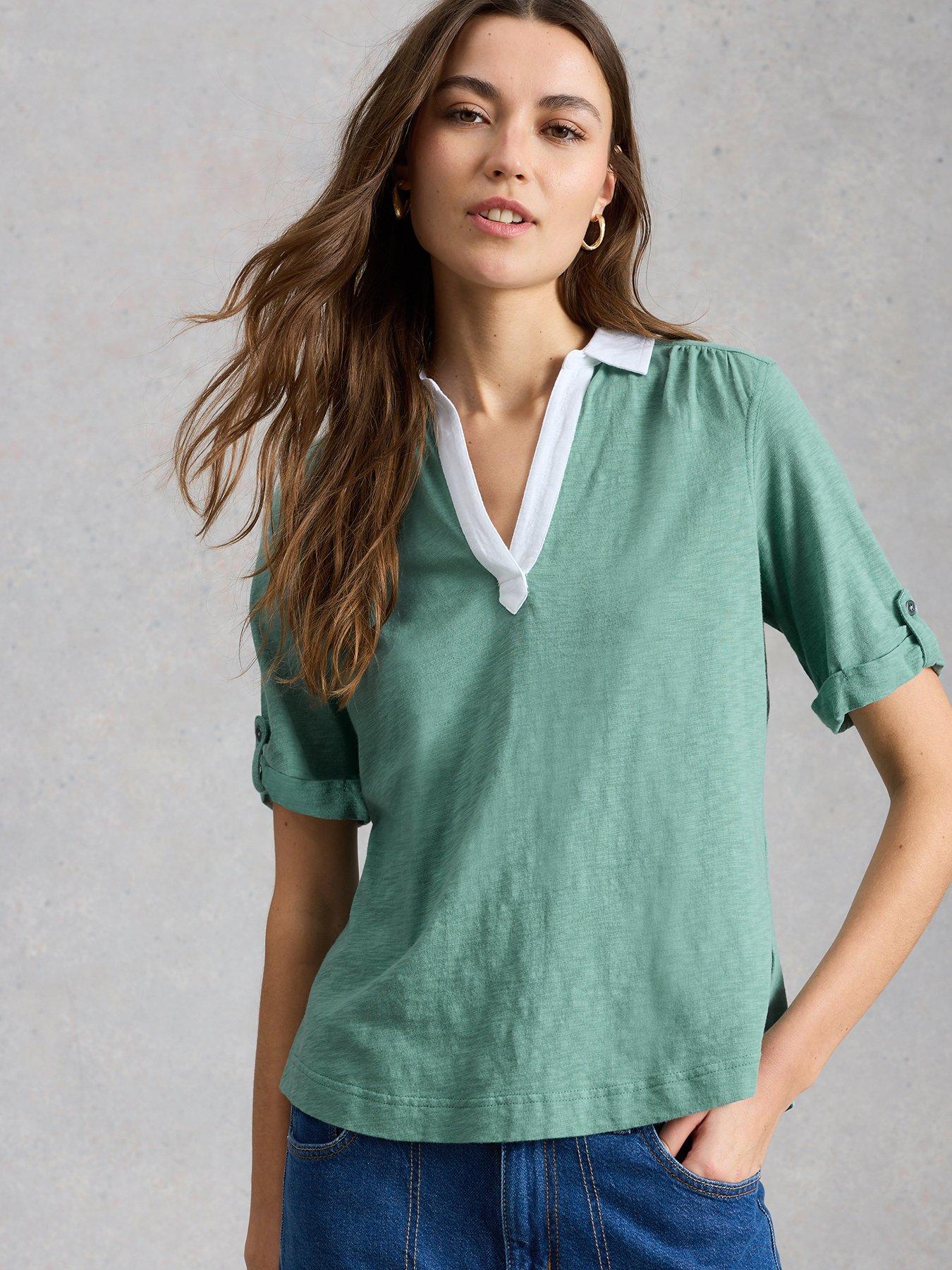 White Stuff Allie Ss Jersey Shirt