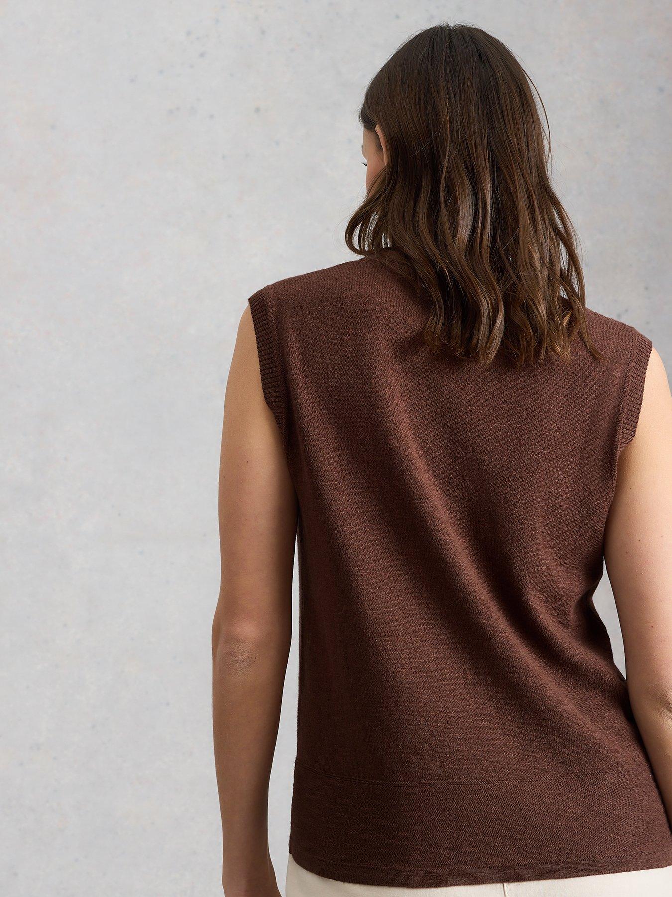 stillFront image of white-stuff-nova-linen-blend-tank