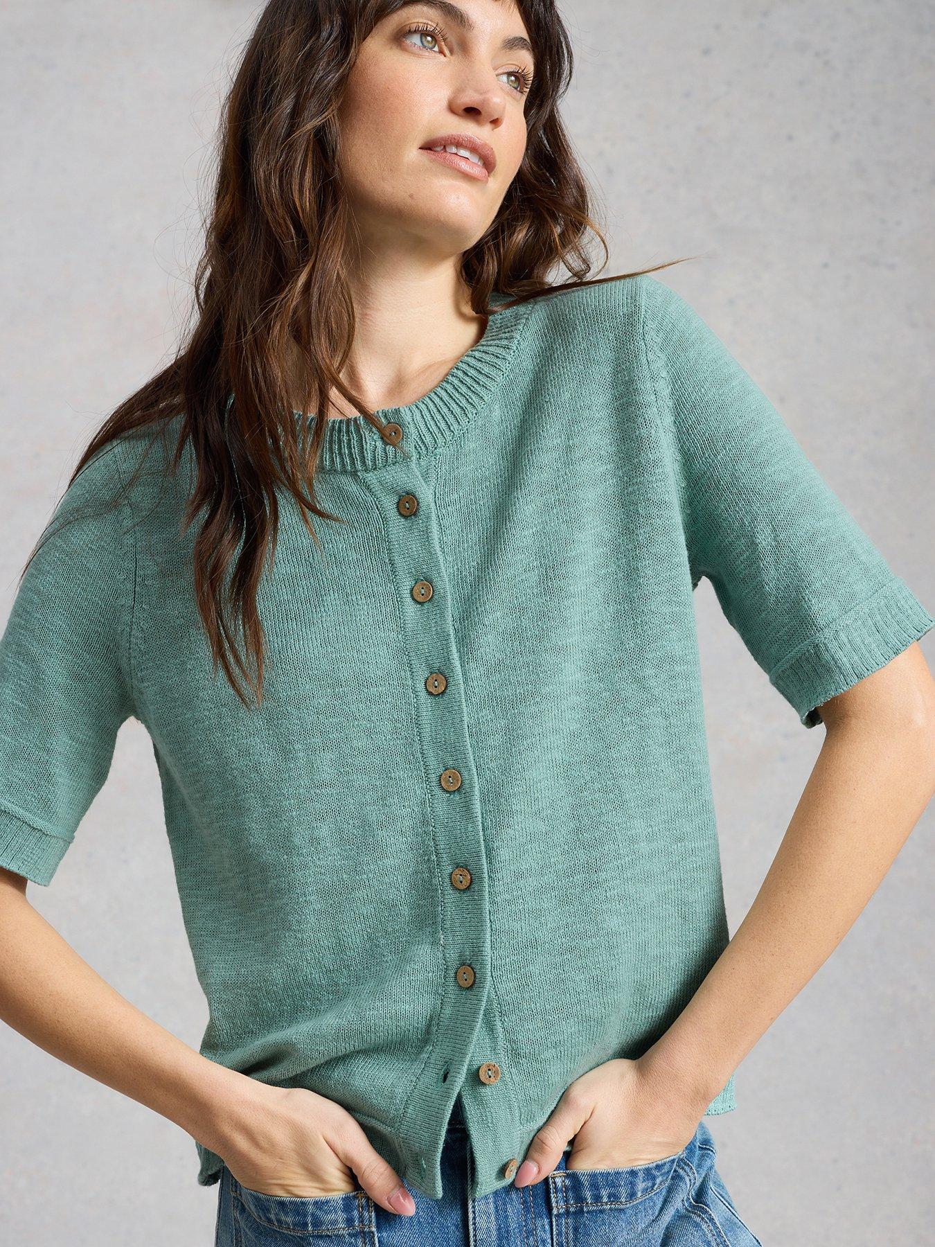 White Stuff Betsy Cardi - Green
