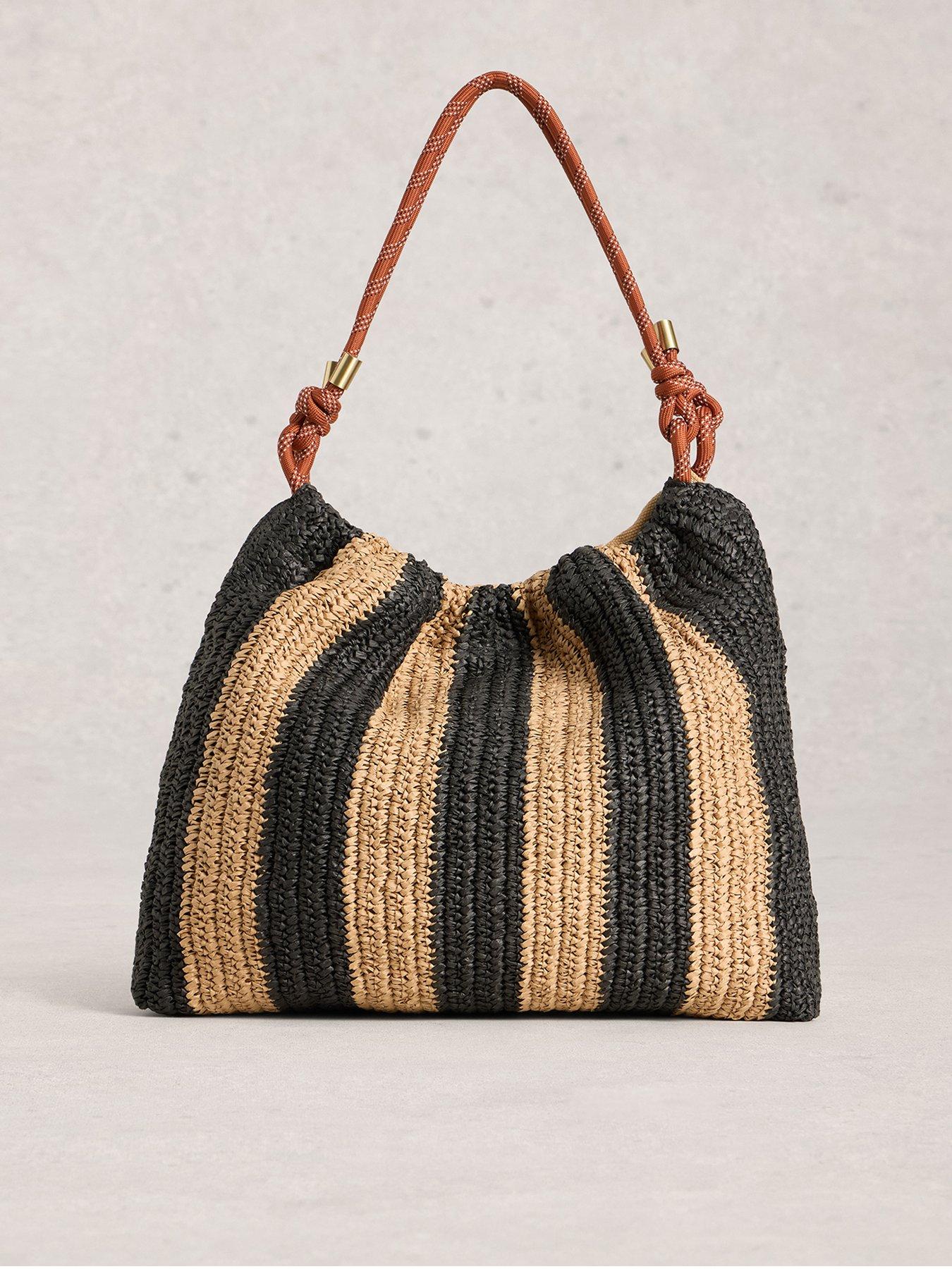 Image 1 of 4 of White Stuff Callie Shoulder Bag - Black