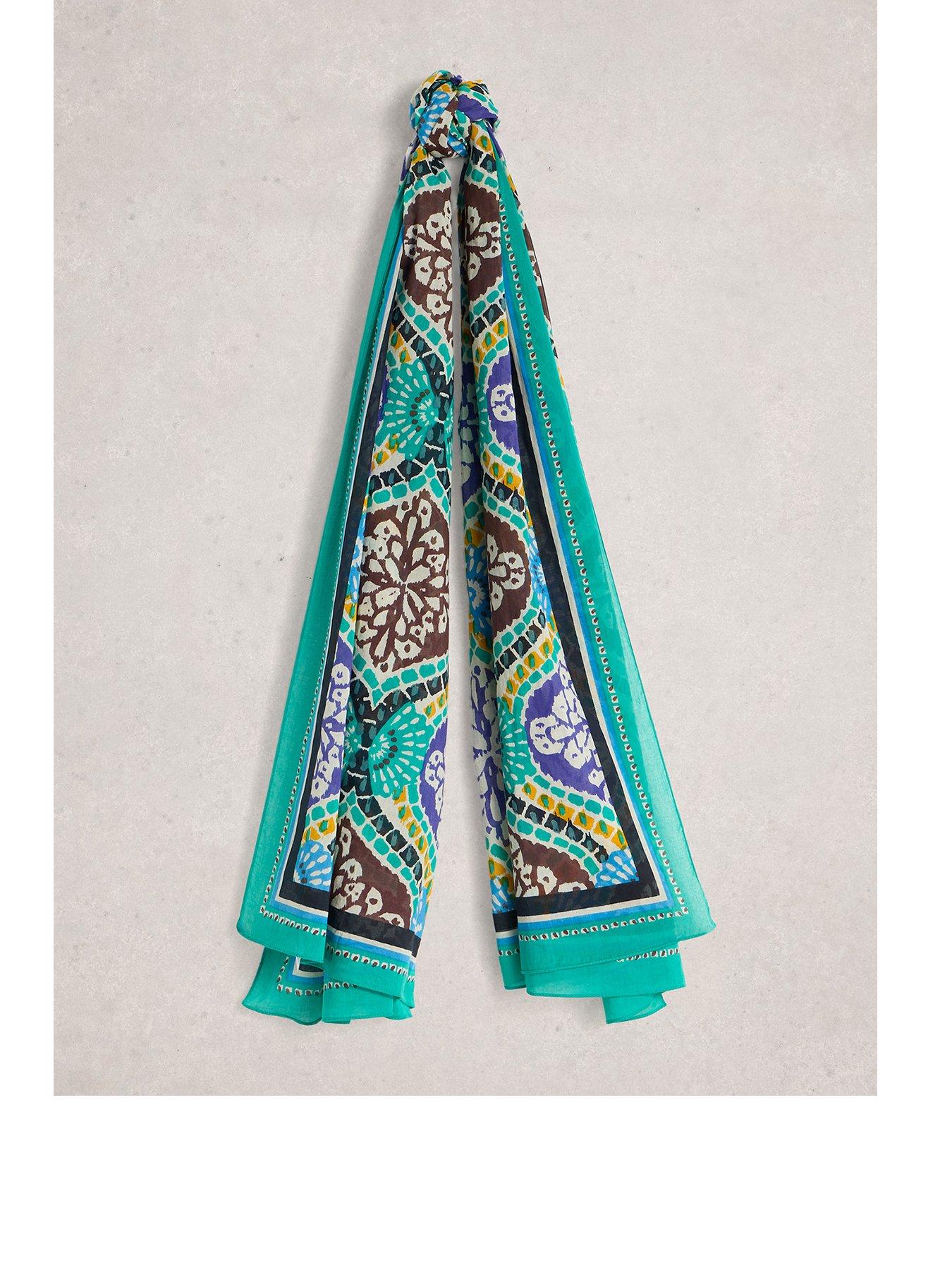 Image 1 of 3 of White Stuff Organic Cotton Beach Scarf