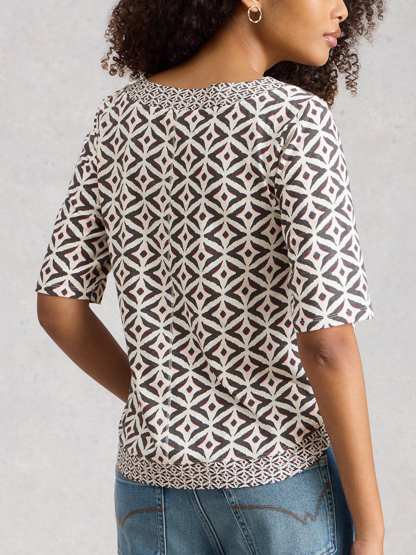 Image 2 of 6 of White Stuff Weaver Jersey Tee