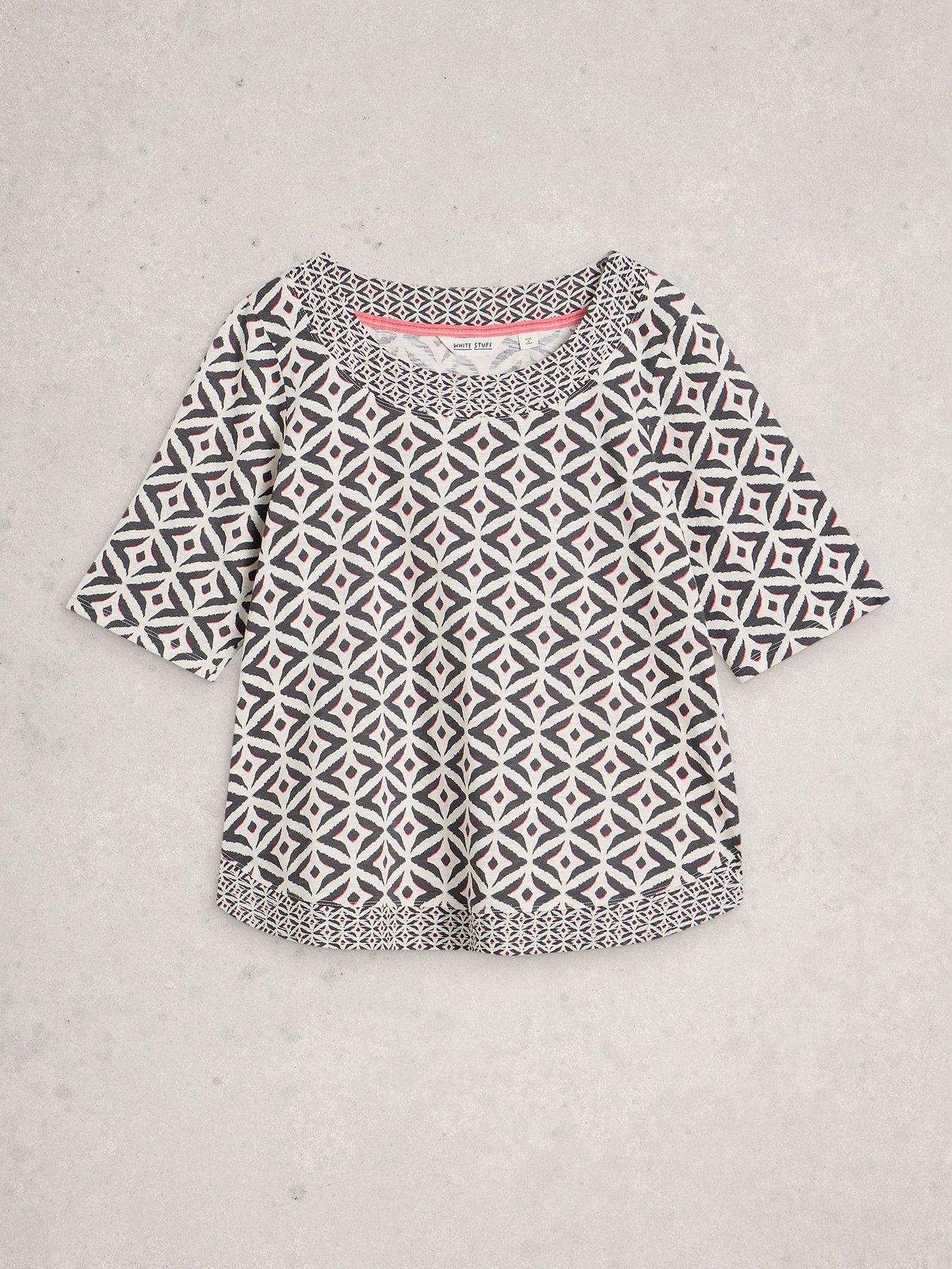 Image 5 of 6 of White Stuff Weaver Jersey Tee