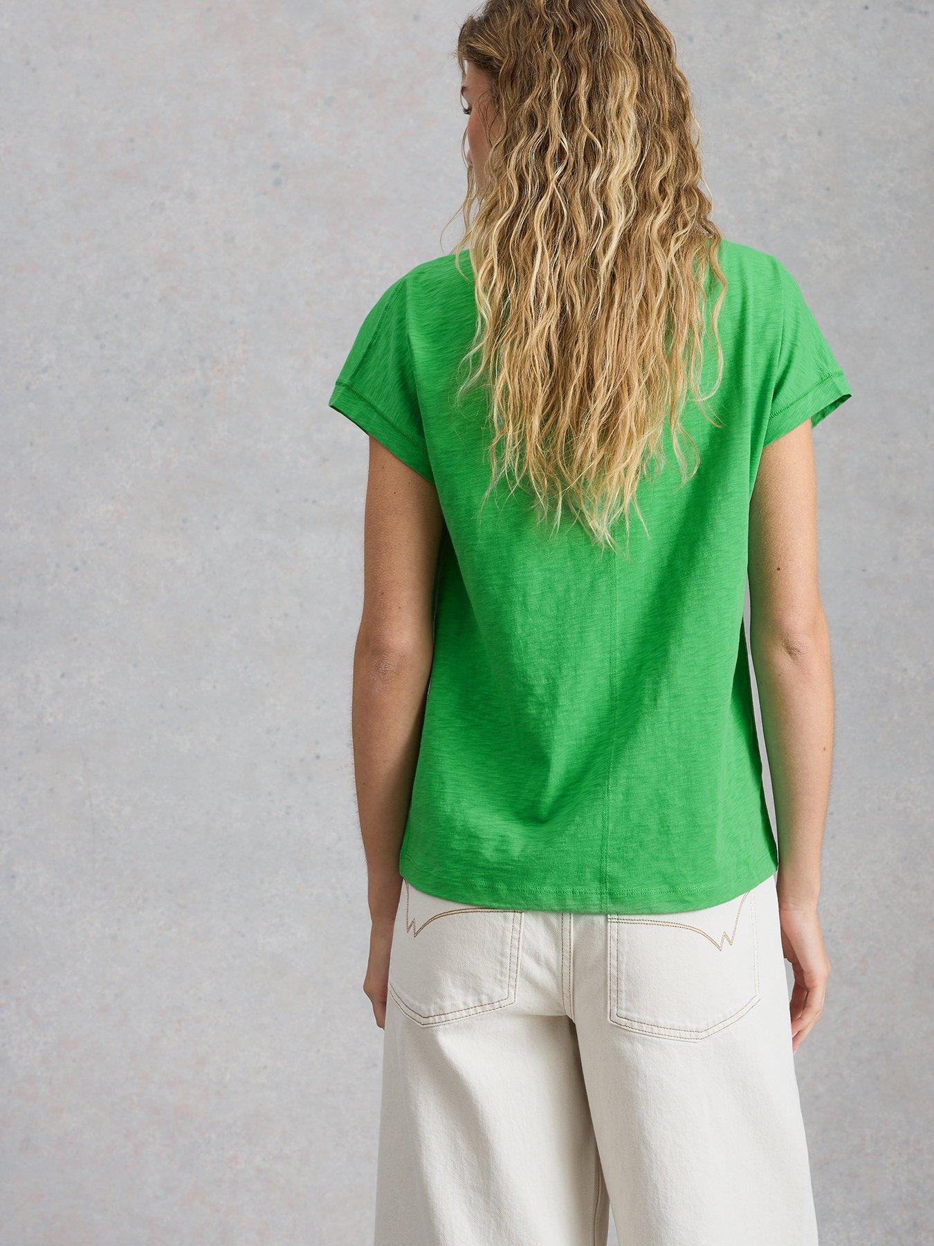 Image 2 of 6 of White Stuff Nelly Notch Neck Tee