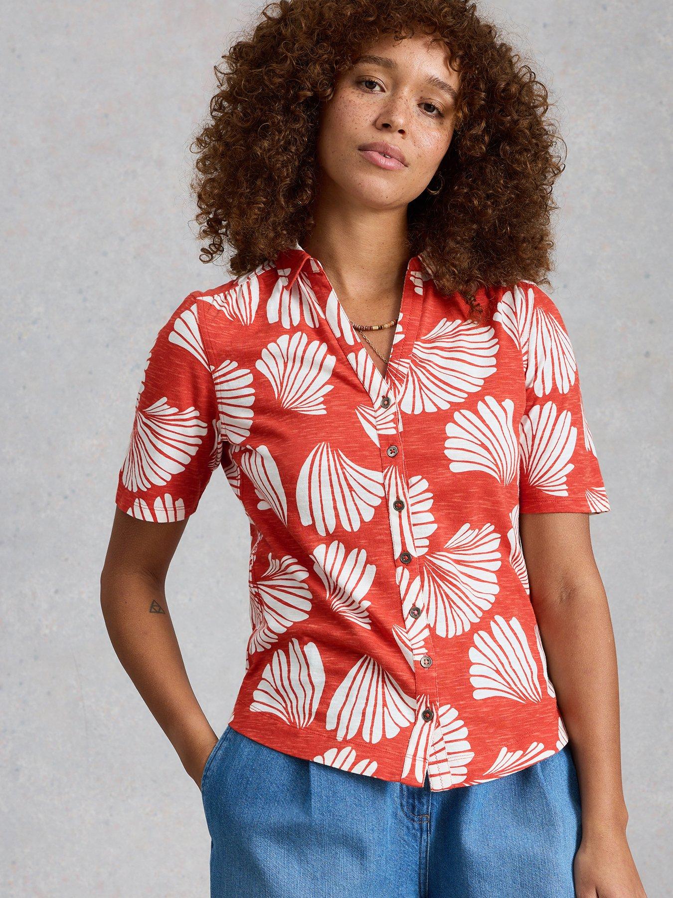 White Stuff Annie Ss Jersey Shirt