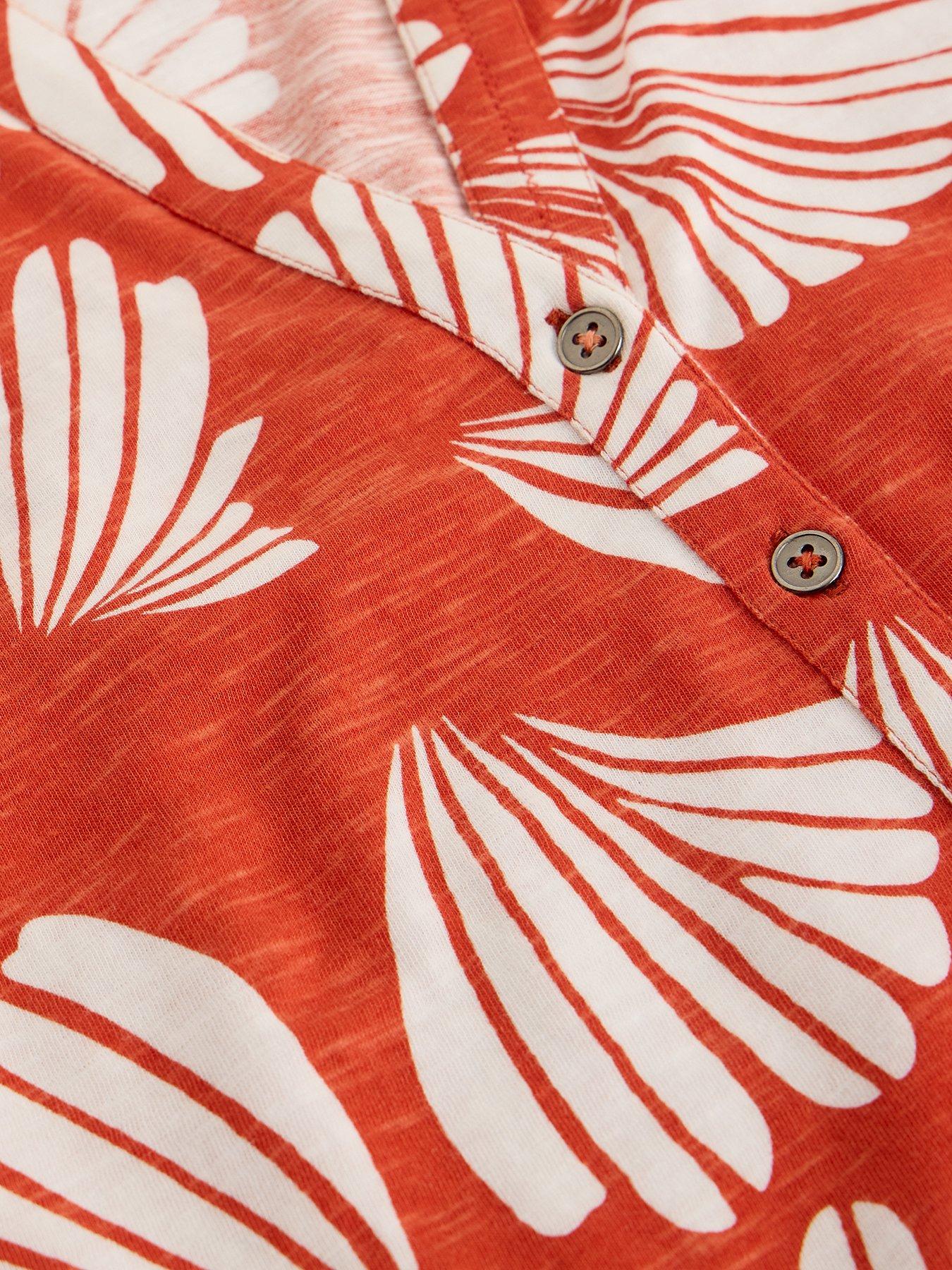  image of white-stuff-annie-short-sleeve-jersey-shirt-red